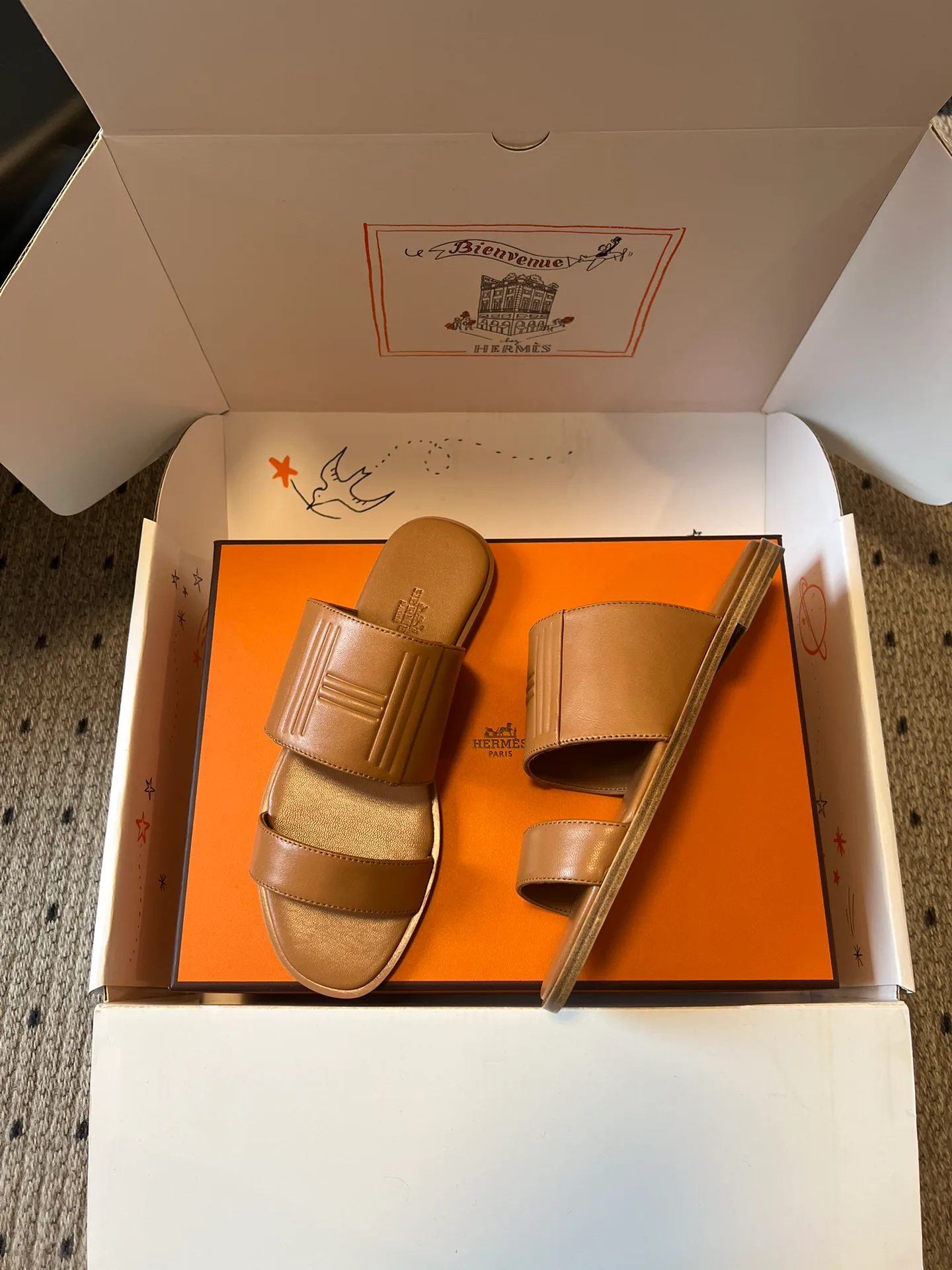 Шлепанцы Женские Hermes 10209590