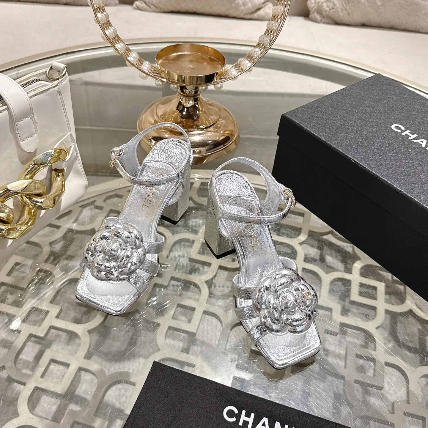 Босоножки Женские Chanel 12714885