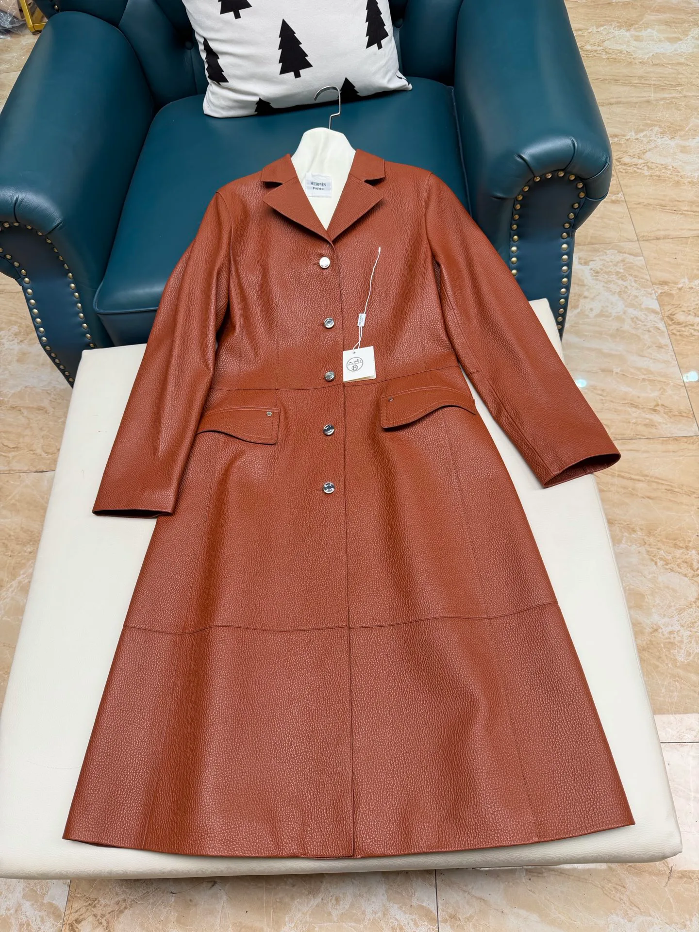 Кожаные Куртки И Дублёнки Женские Hermes 19333120