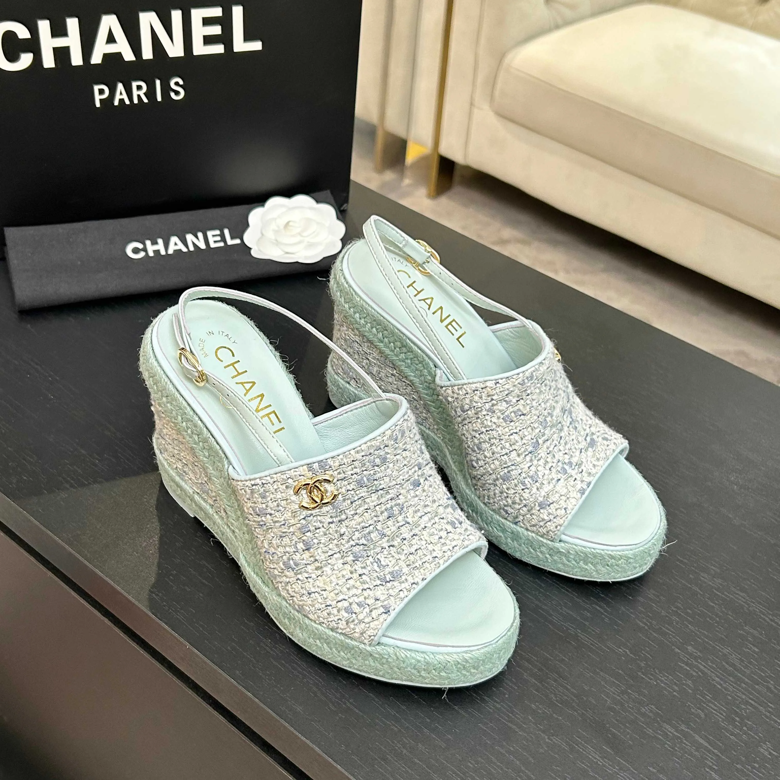 Босоножки Женские Chanel 13224762