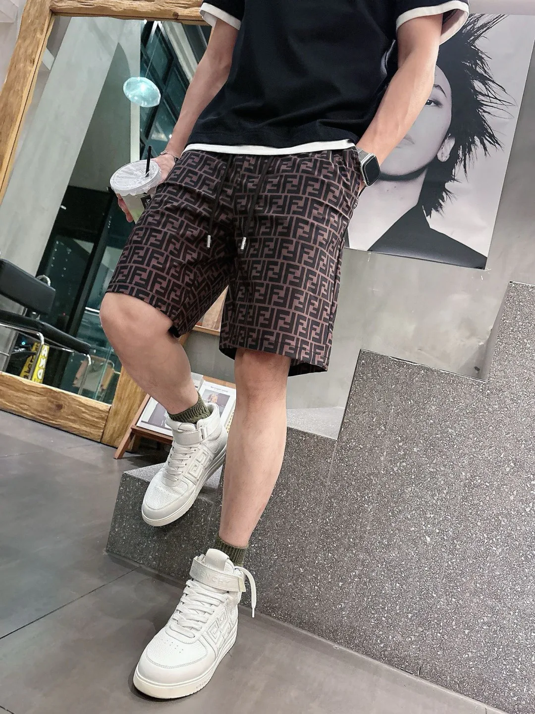 Шорты Мужские Fendi 17468340