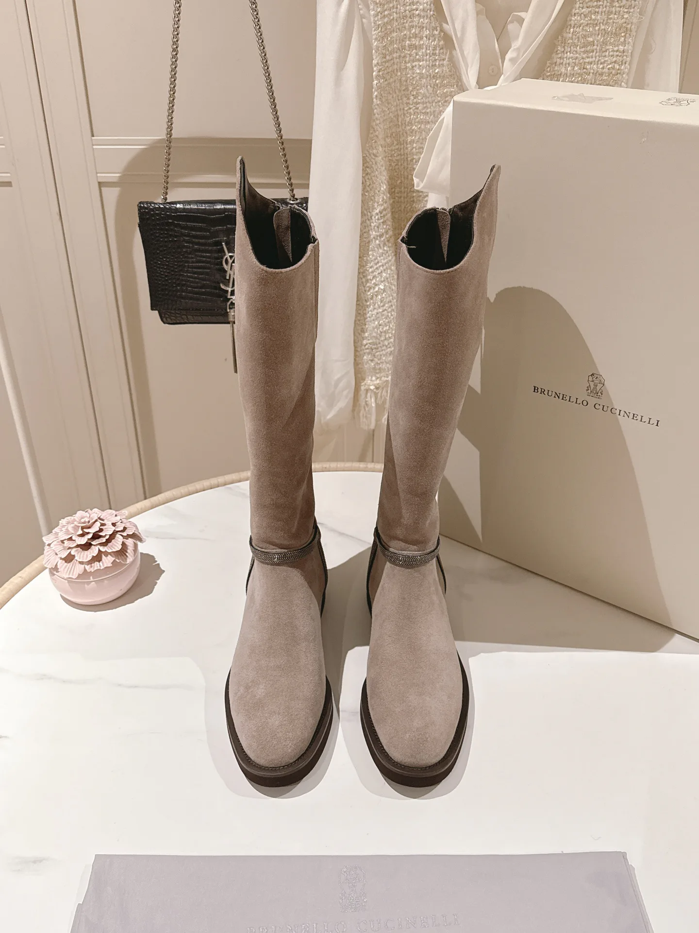 Сапоги Женские Brunello Cucinelli 18217274