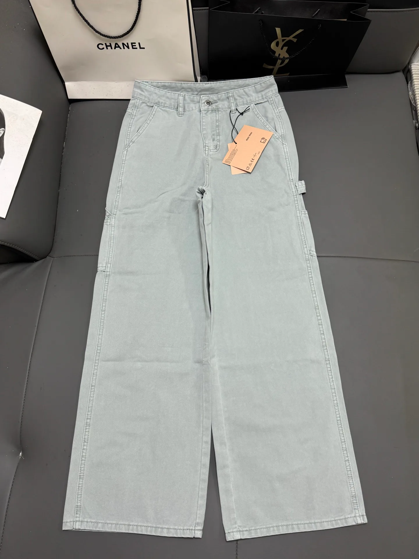 Брюки Женские Miu Miu 18174505