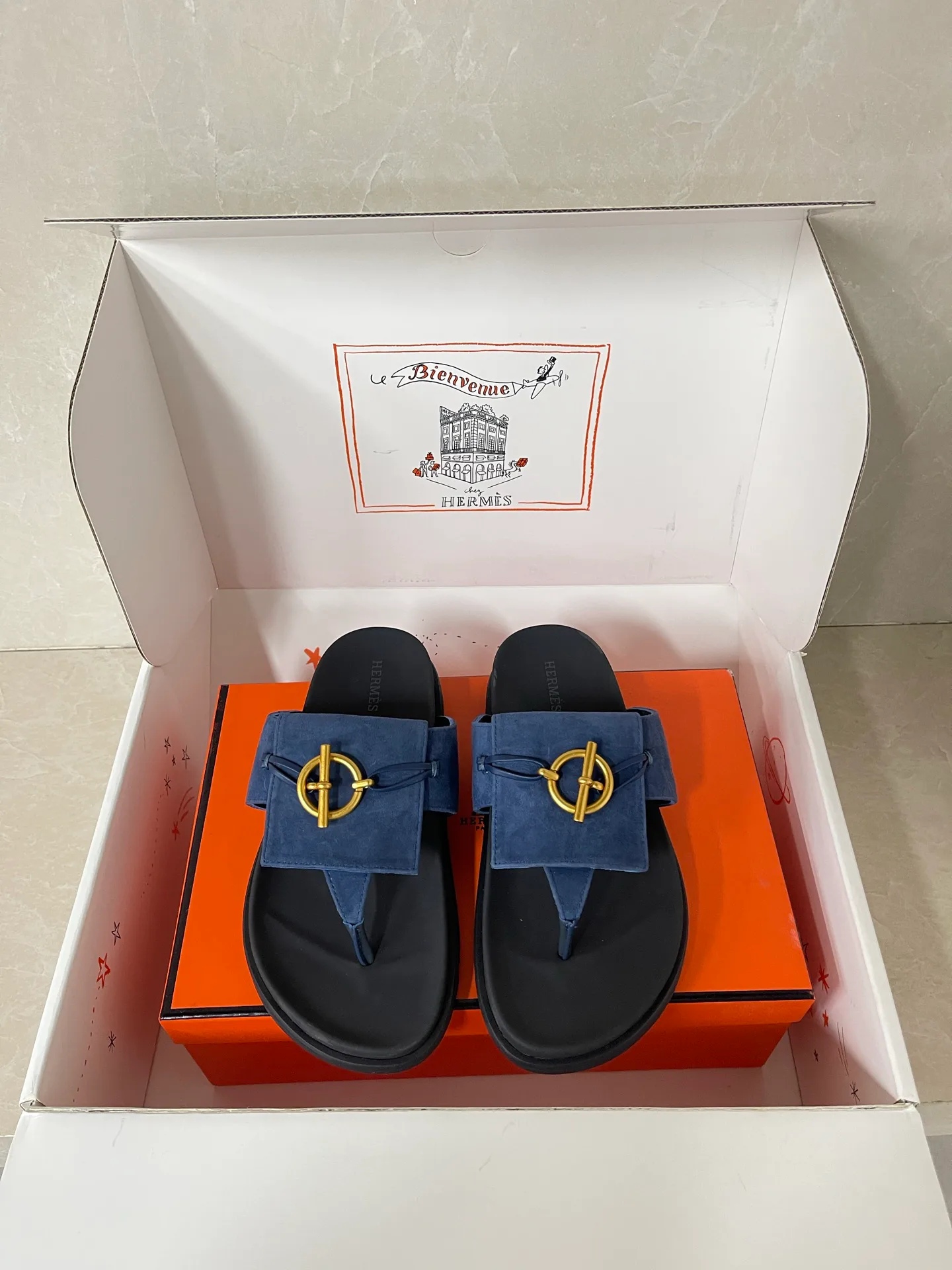 Шлепанцы Женские Hermes 25829