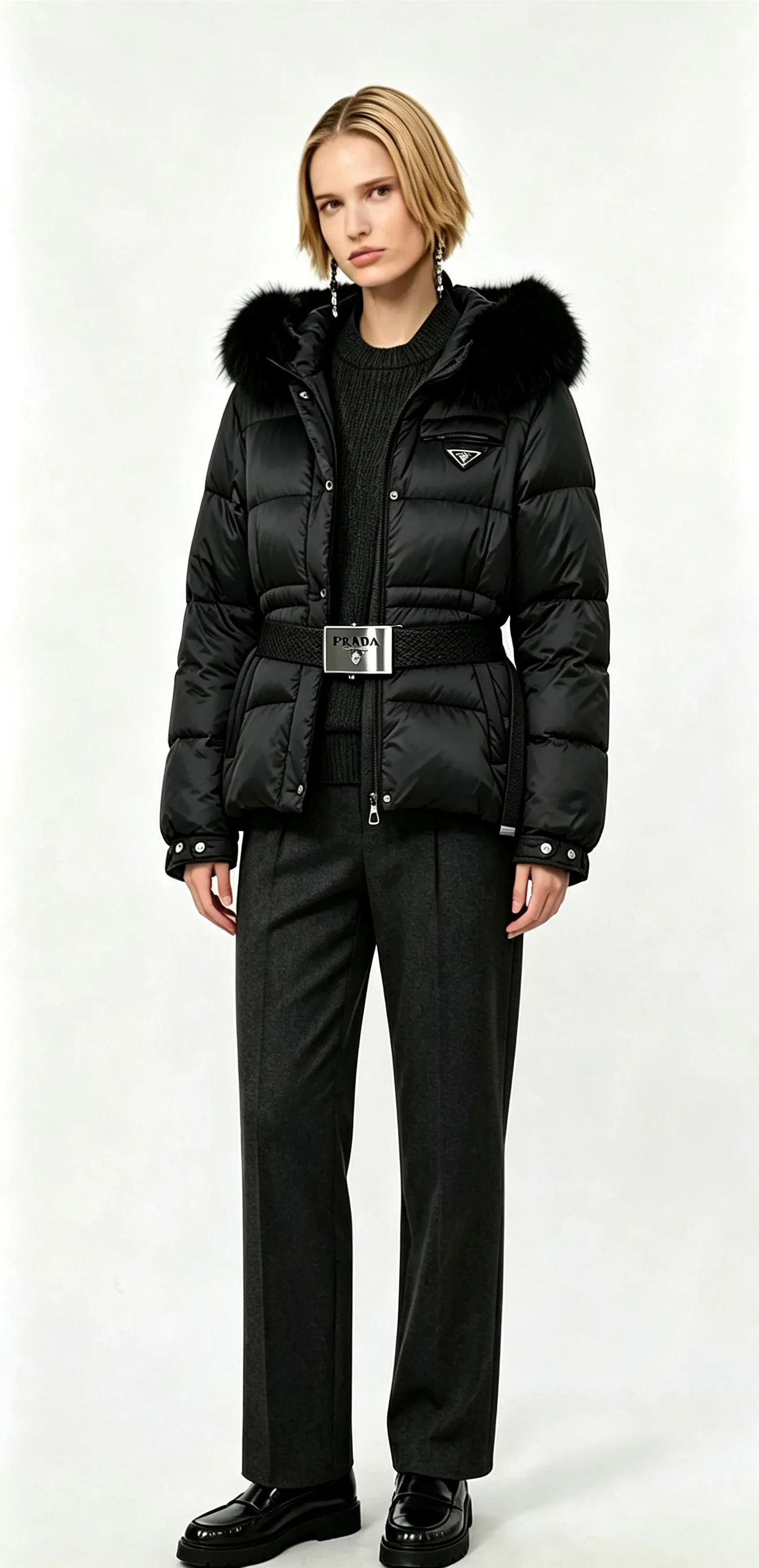 Куртки И Пуховики Женские Prada 18674647