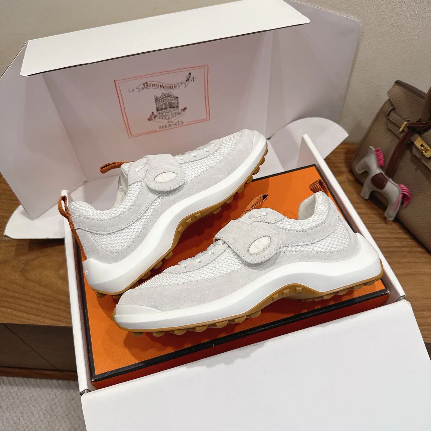 Кроссовки Мужские Hermes 491443