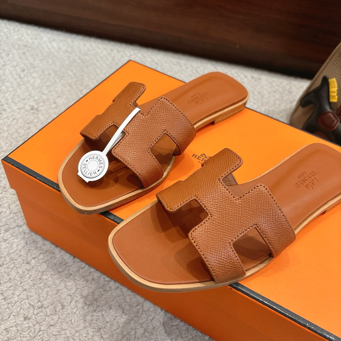 Шлепанцы Женские Hermes 2453847