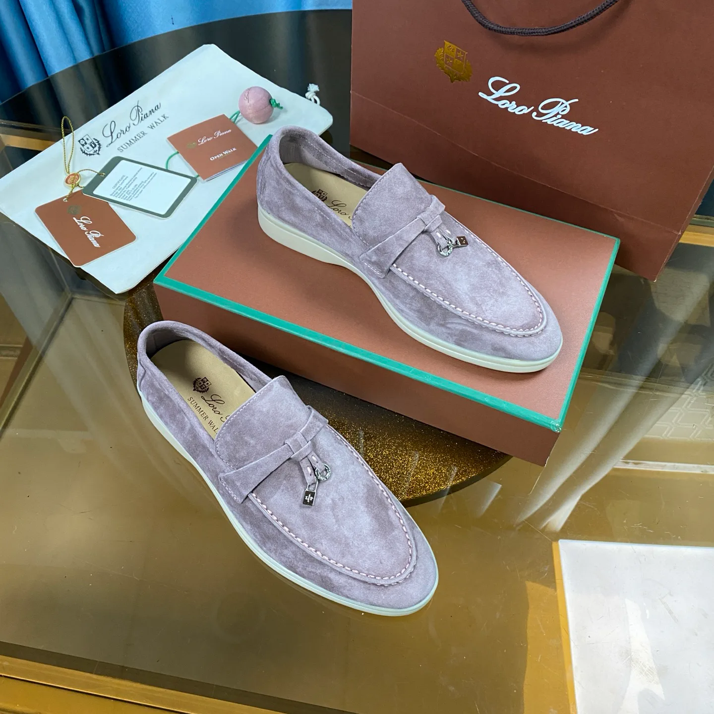 Лоферы И Мокасины Женские Loro Piana 10038657
