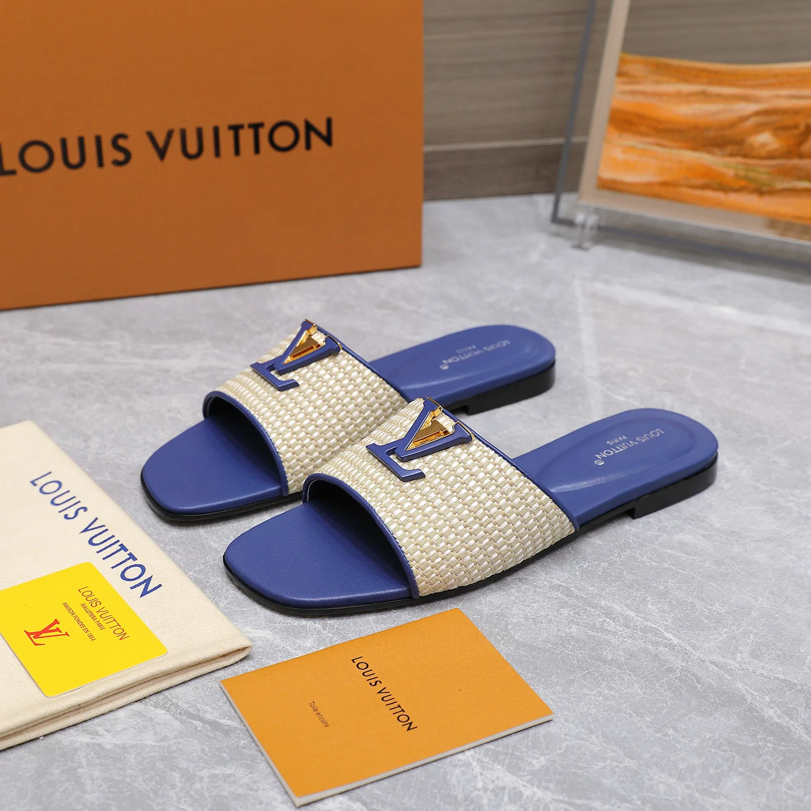 Шлепанцы Женские Louis Vuitton 491969