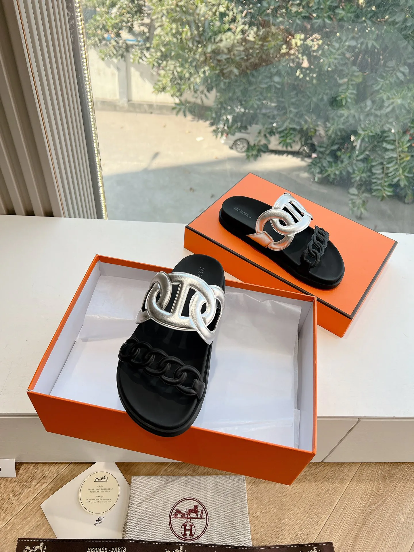 Шлепанцы Мужские Hermes 22388