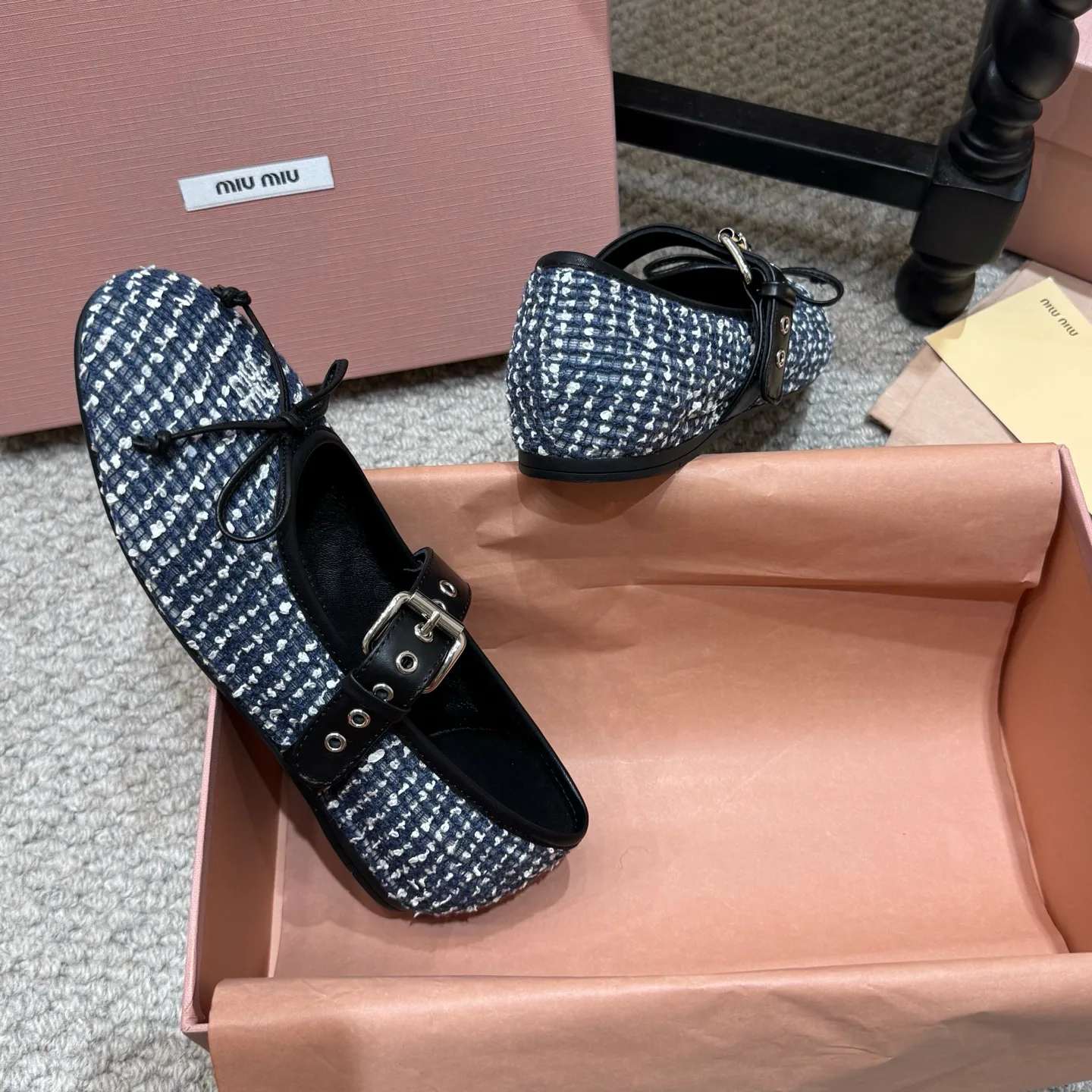 Балетки Женские Miu Miu 18676036
