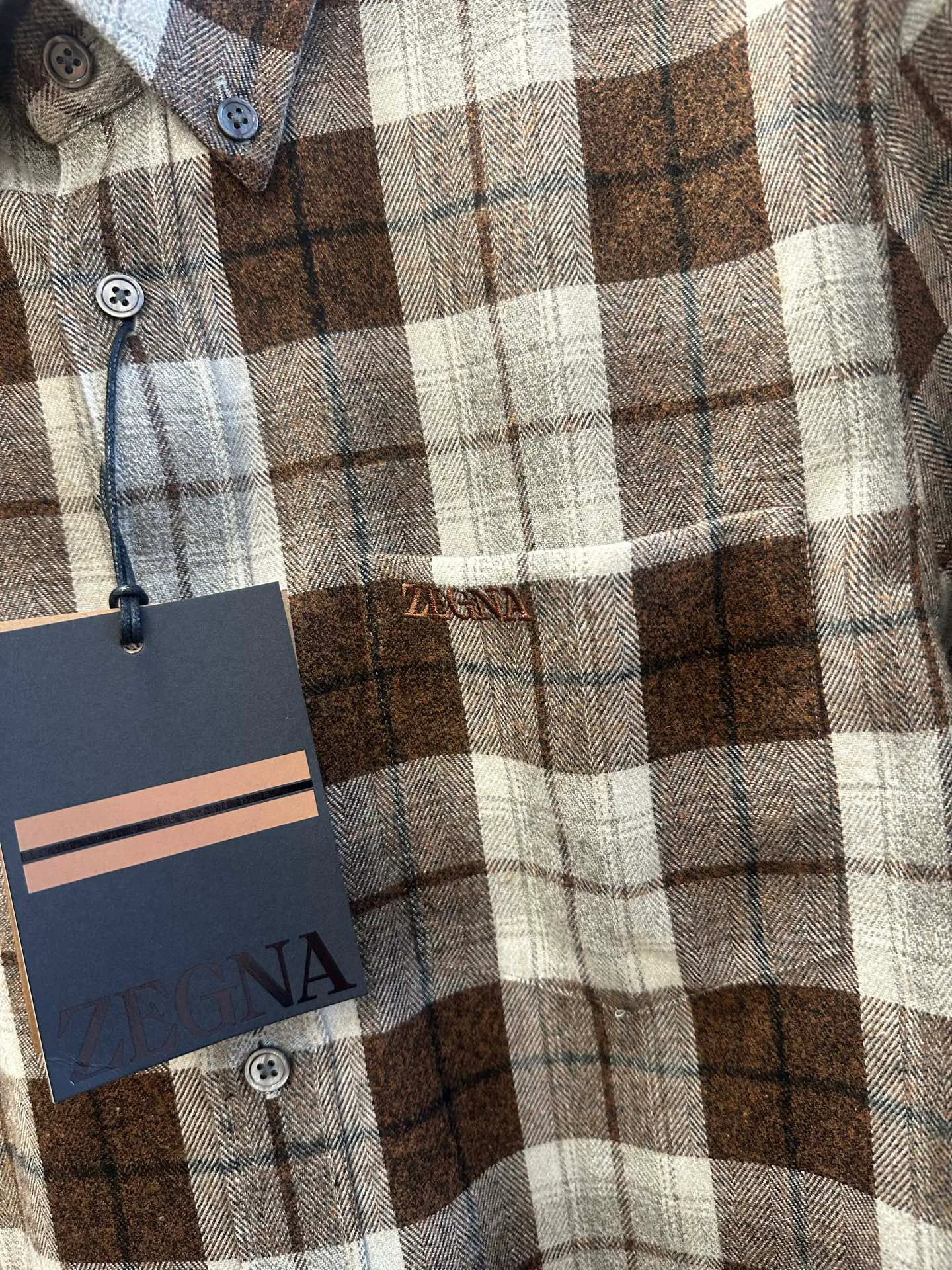 Рубашки Мужские Zegna 11383598