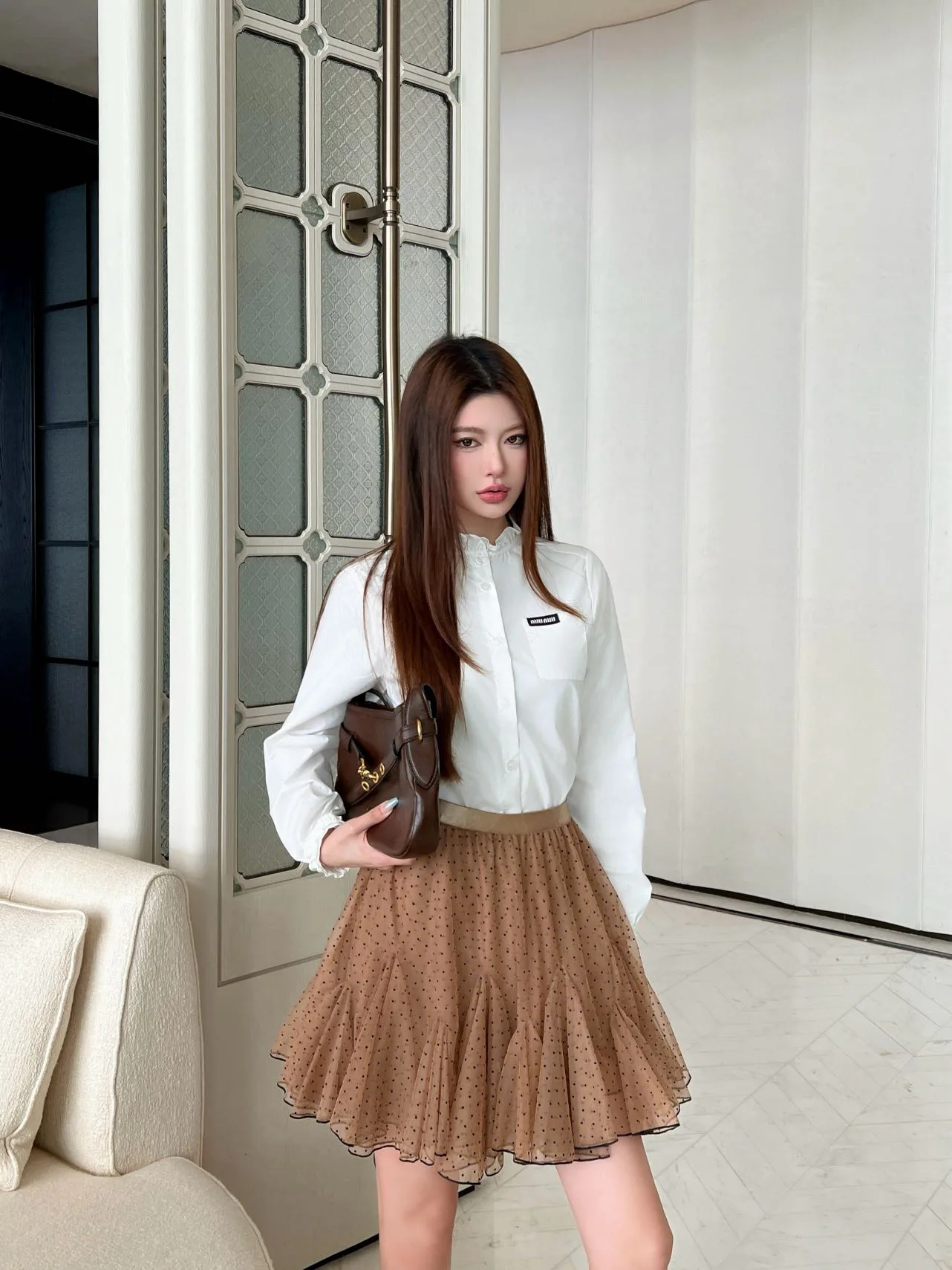 Рубашки Женские Miu Miu 12592793