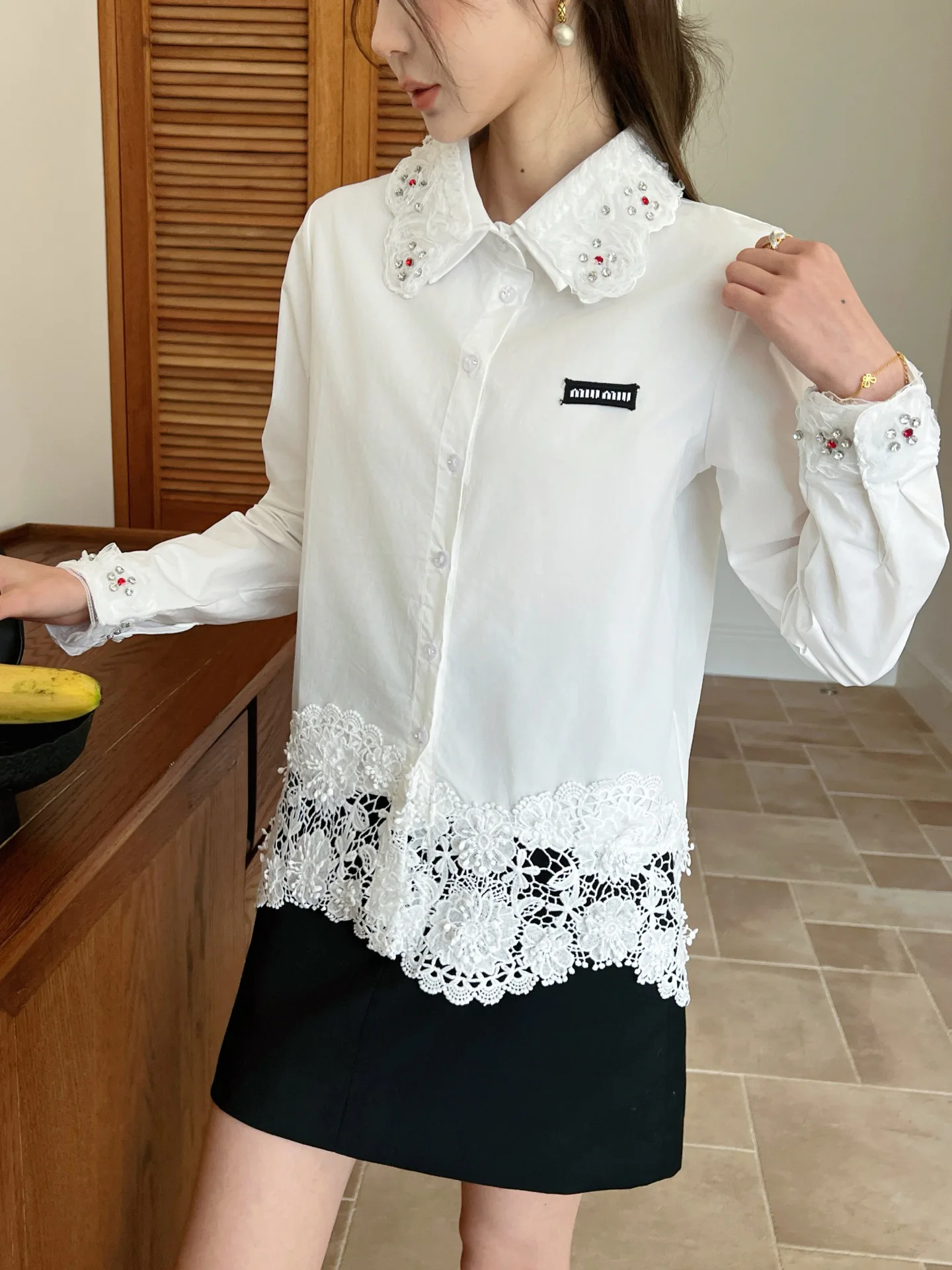 Рубашки Женские Miu Miu 9443491
