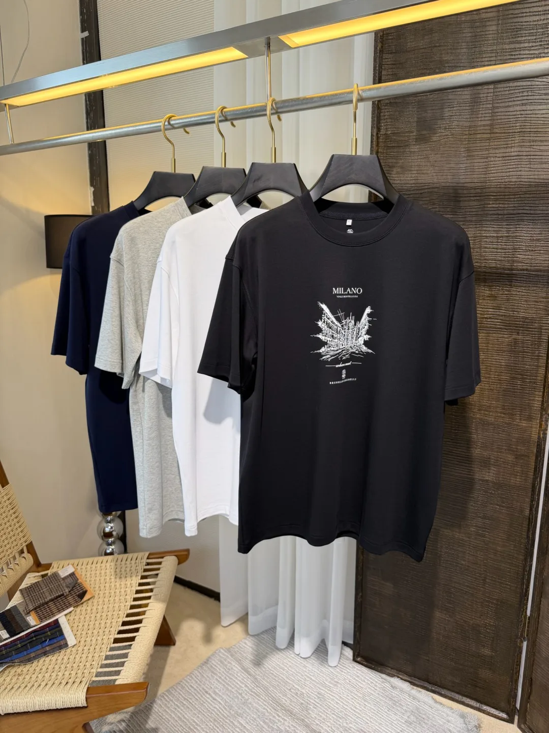 Футболки Мужские Brunello Cucinelli 11659434