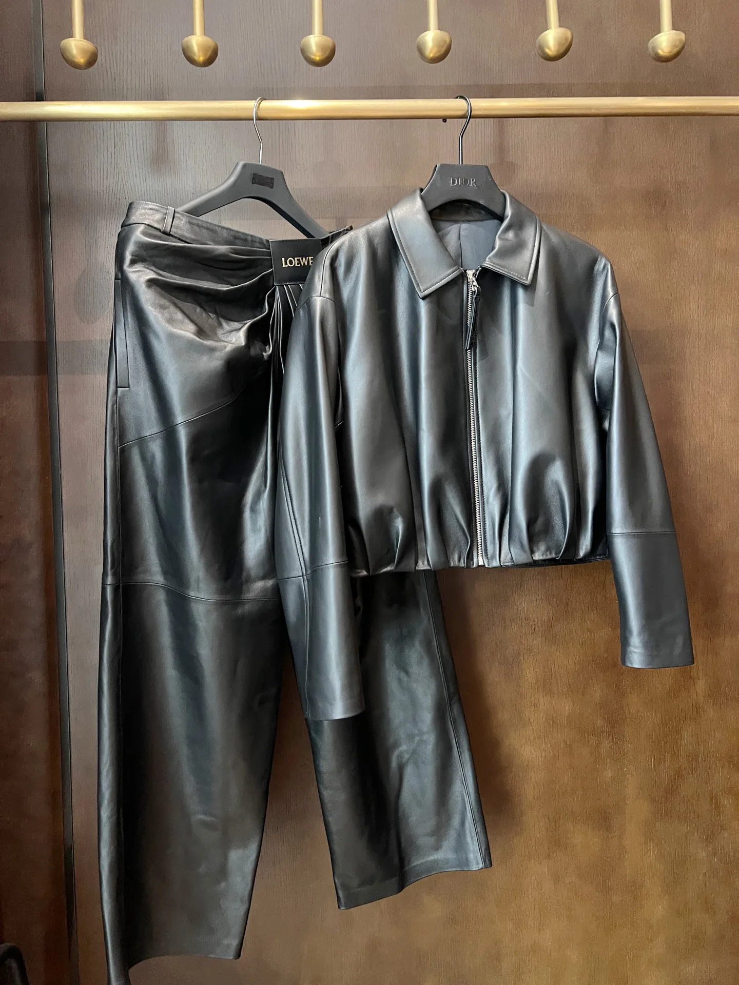 Кожаные Куртки И Дублёнки Женские Loewe 9101608