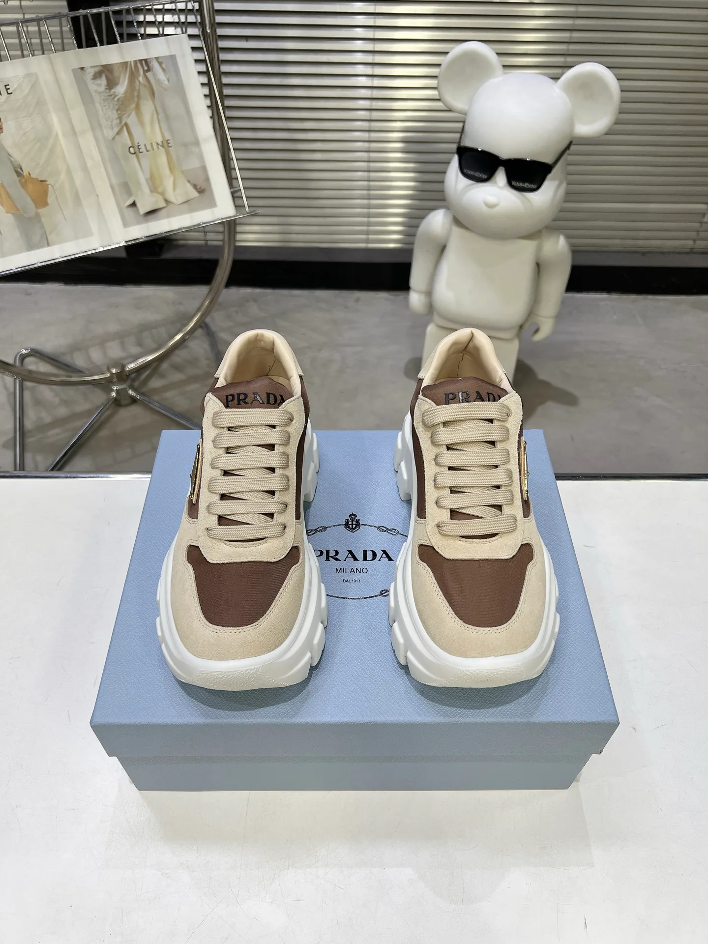 Кроссовки Женские Prada 17371784