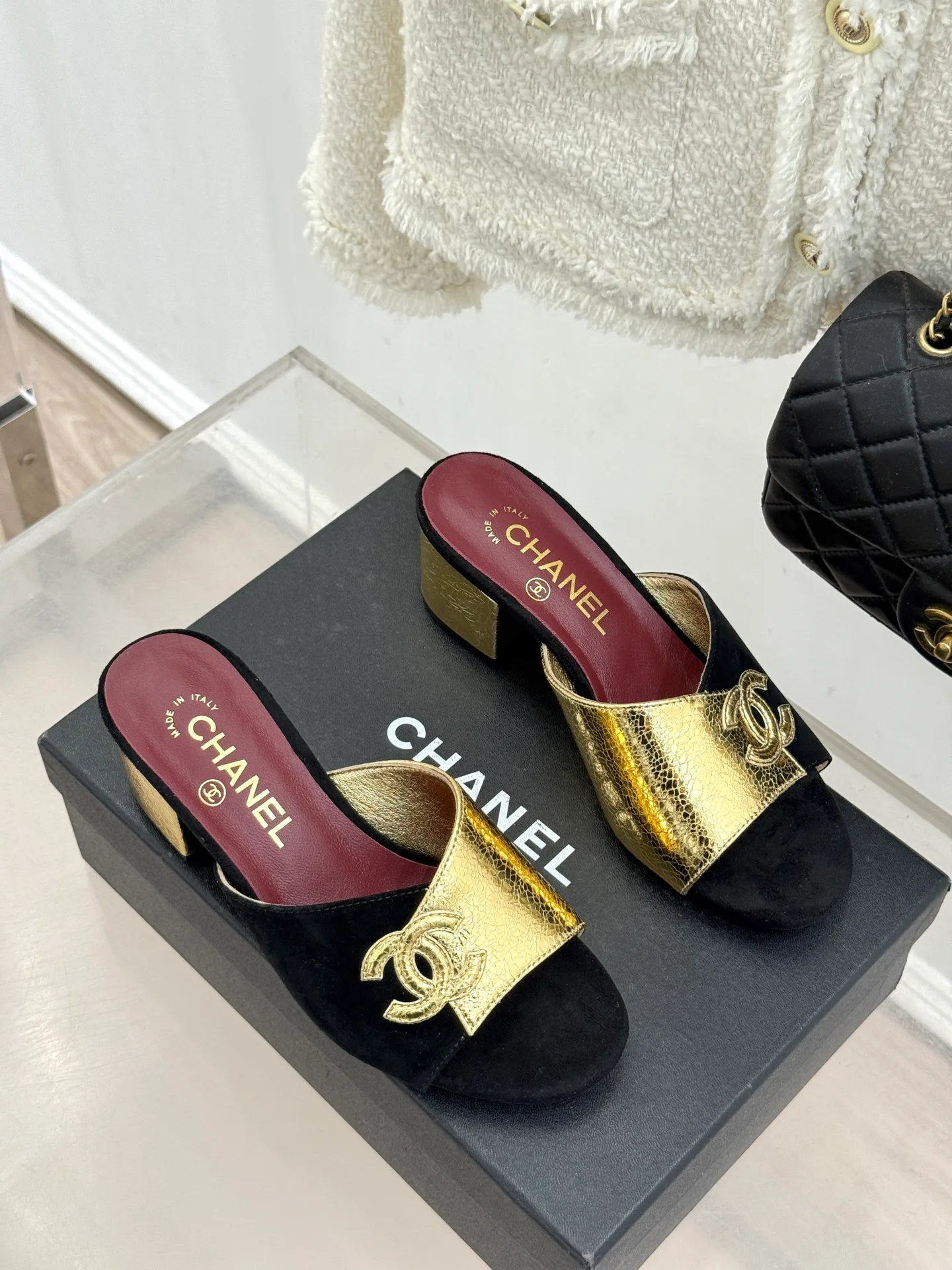 Босоножки Женские Chanel 12693147
