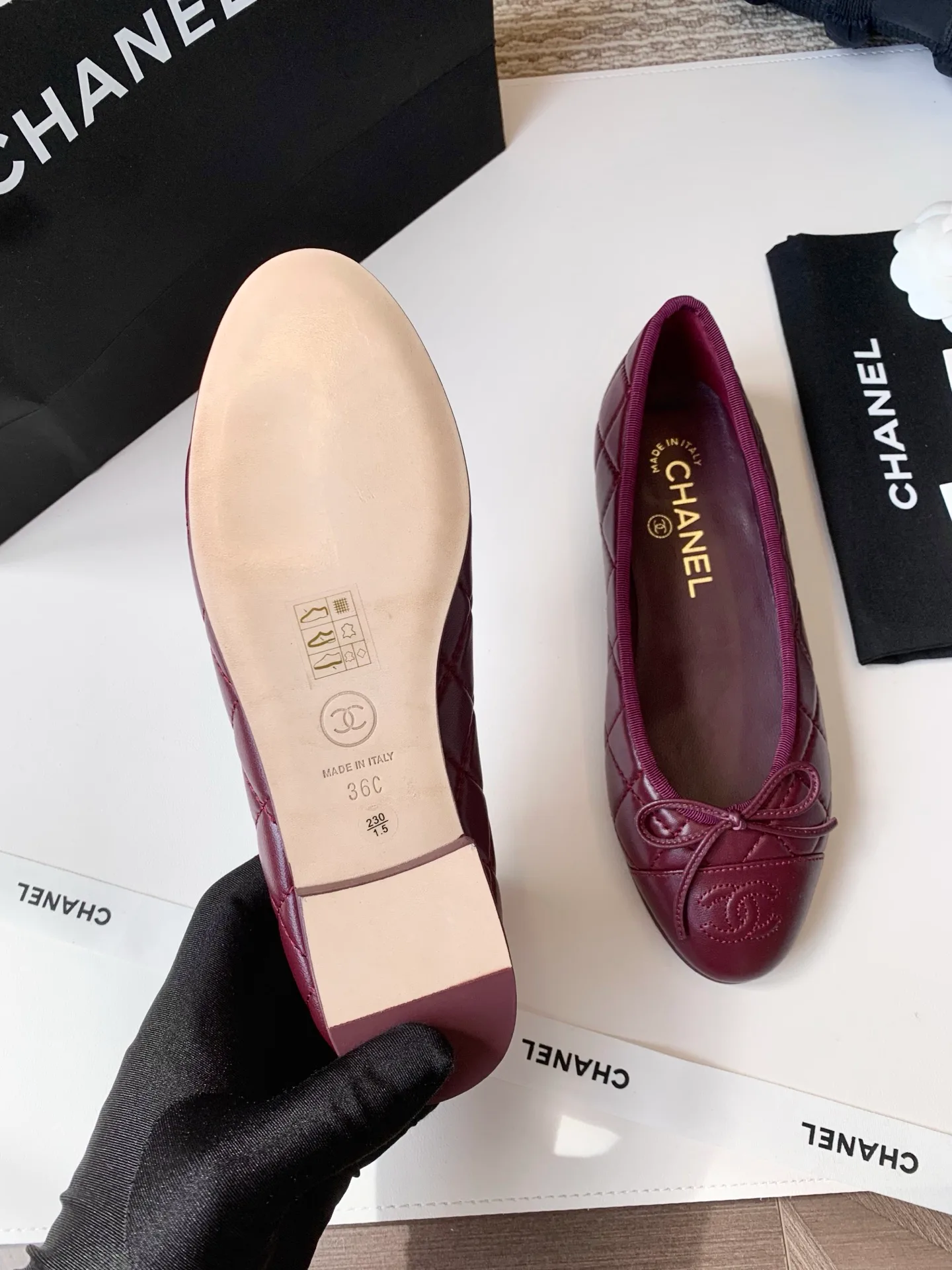 Балетки Женские Chanel 17538986