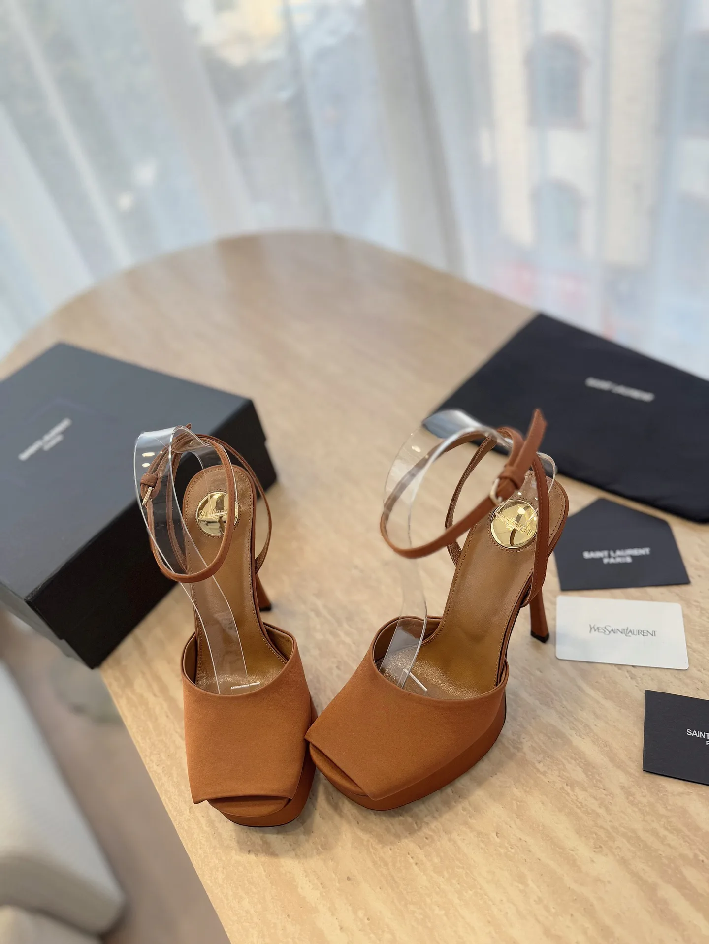 Босоножки Женские Saint Laurent 12836