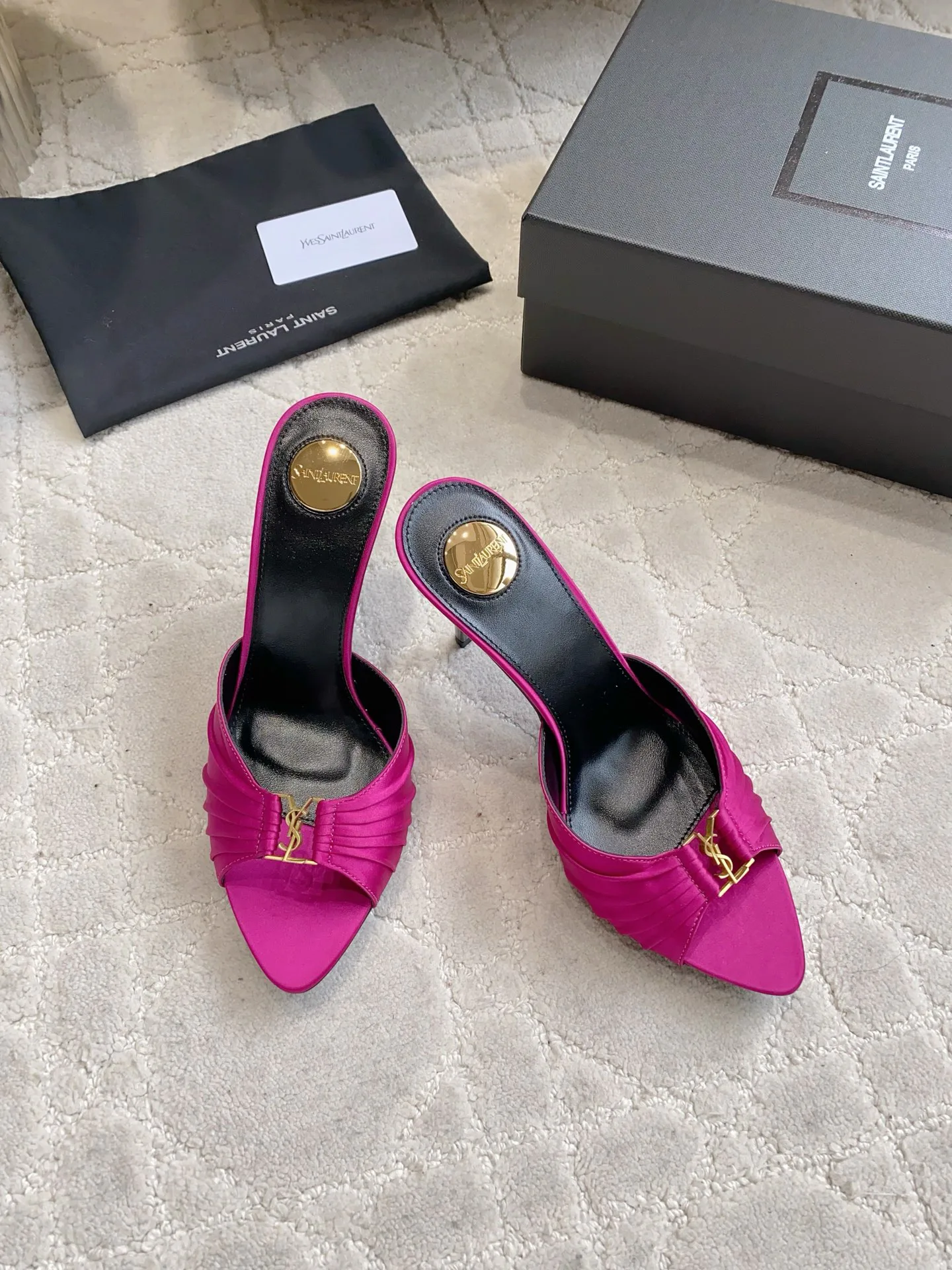 Босоножки Женские Saint Laurent 13332010