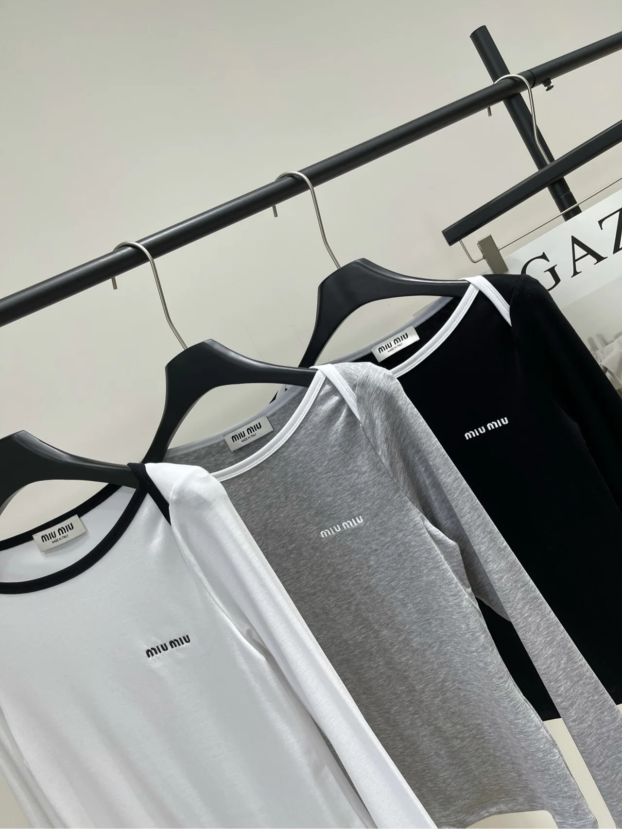 Лонгсливы Женские Miu Miu 61575