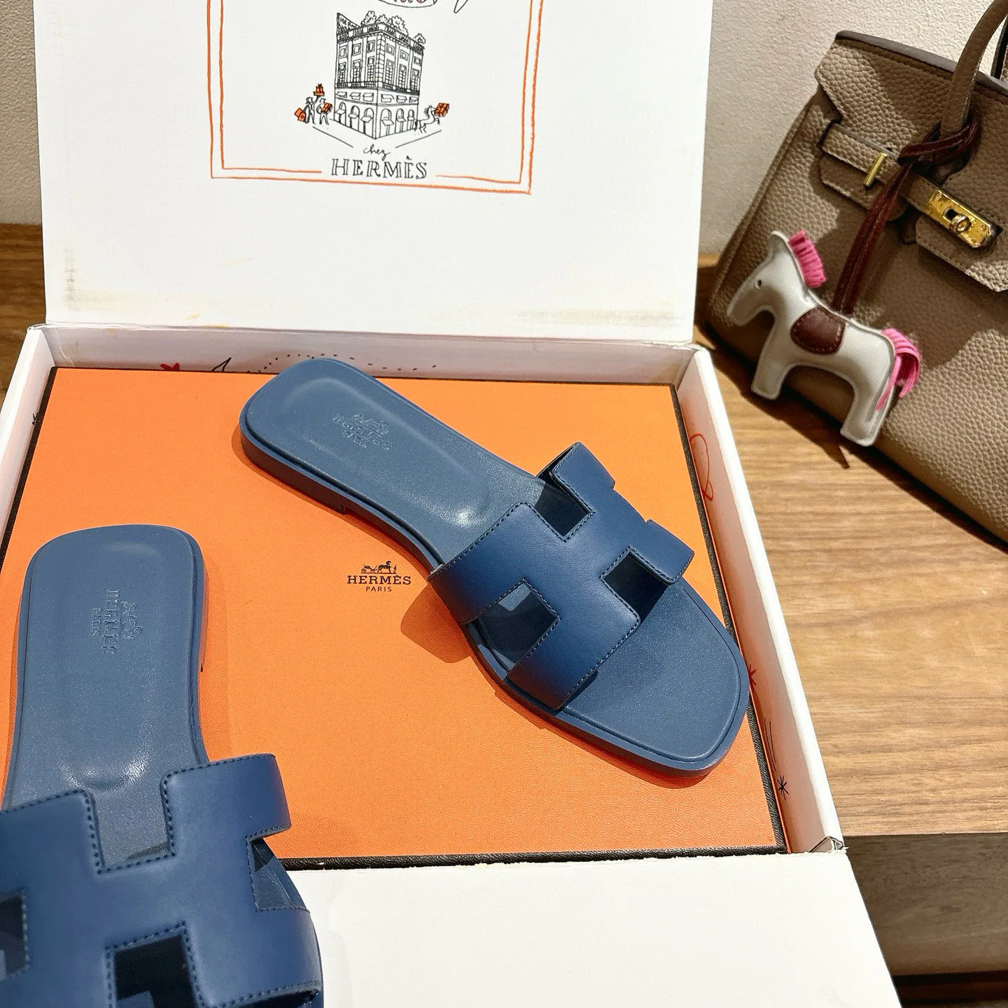 Шлепанцы Женские Hermes 396987