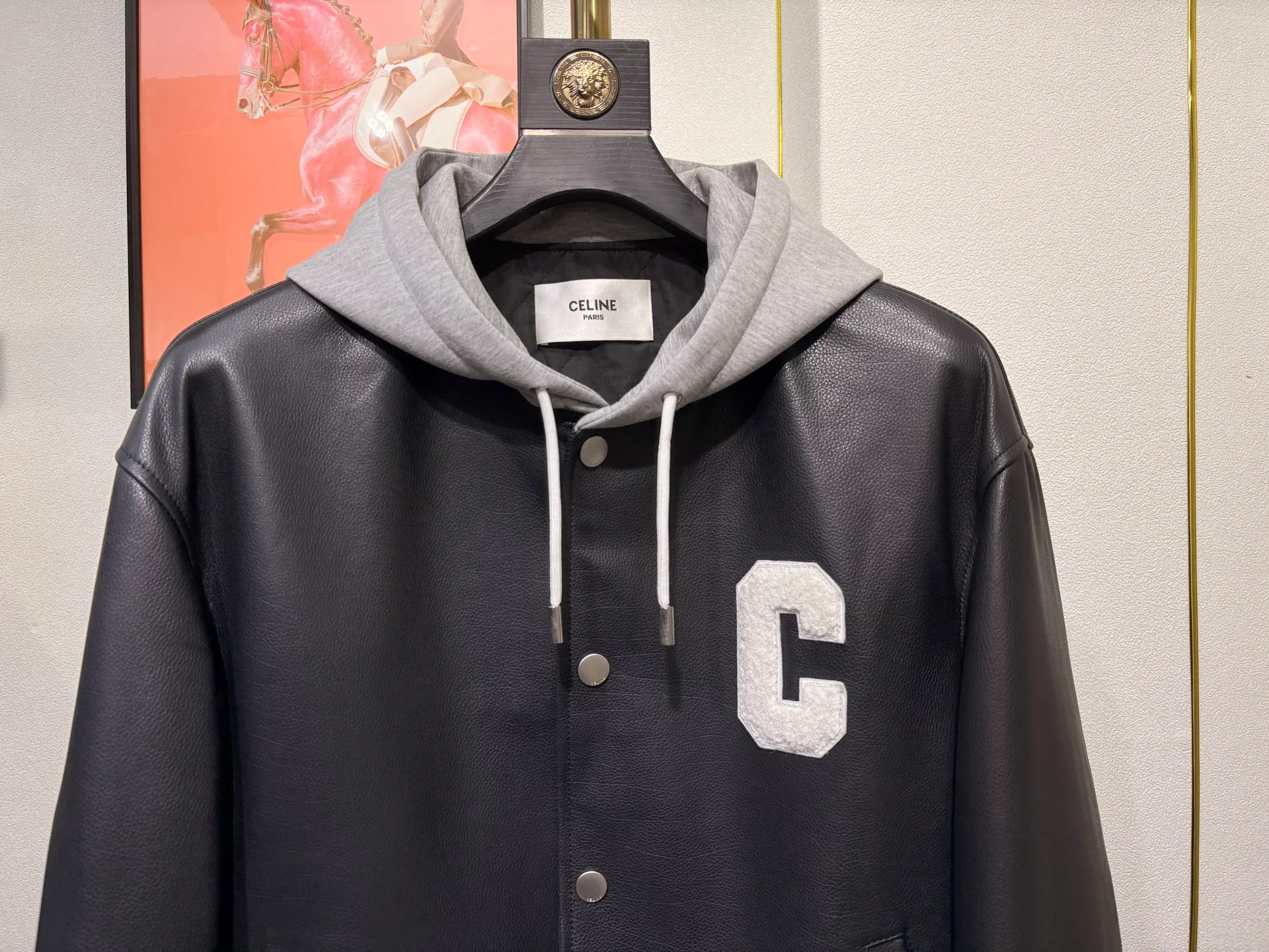 Кожаные Куртки И Дублёнки Мужские Celine 1309613