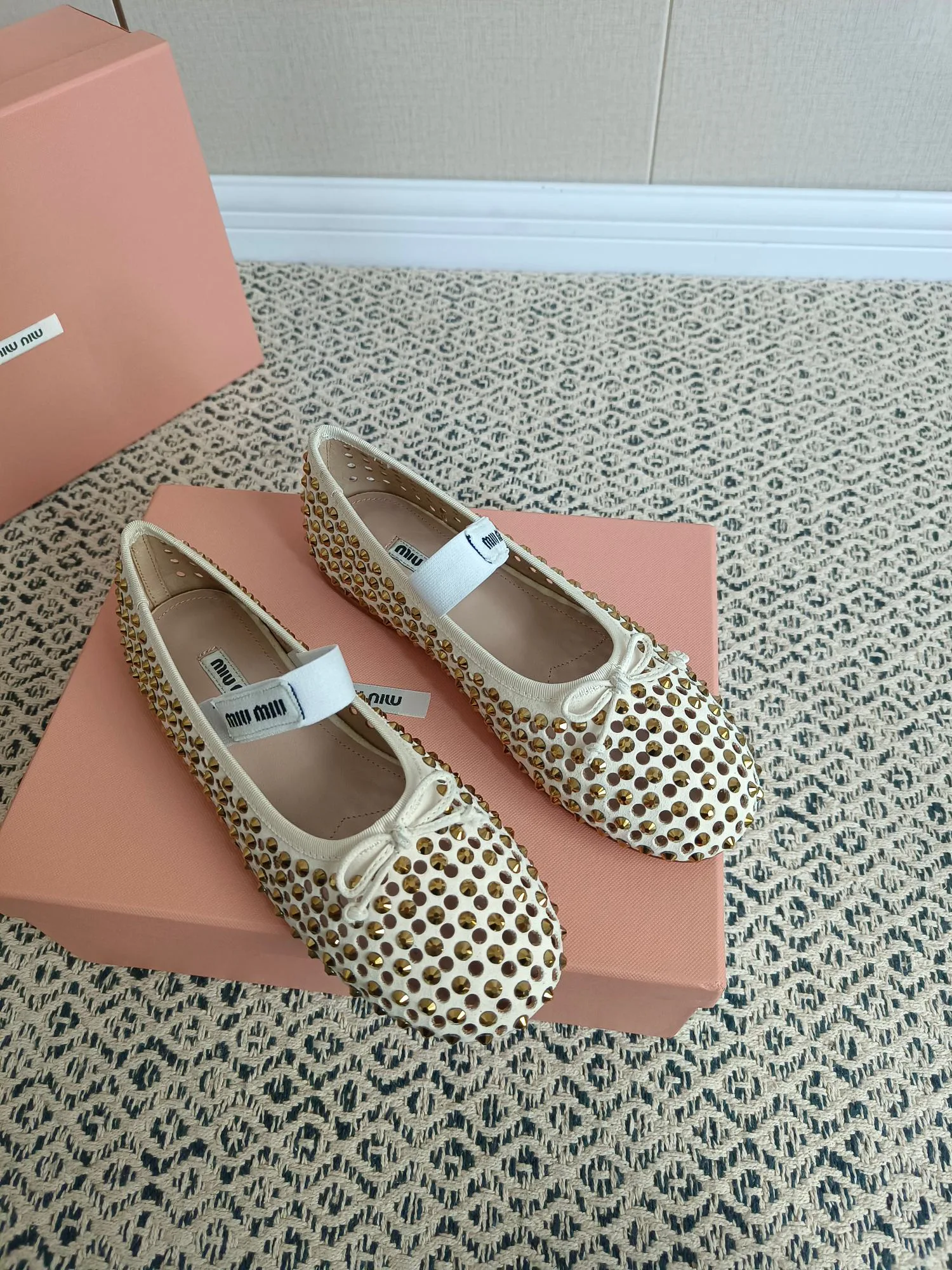 Балетки Женские Miu Miu 393078