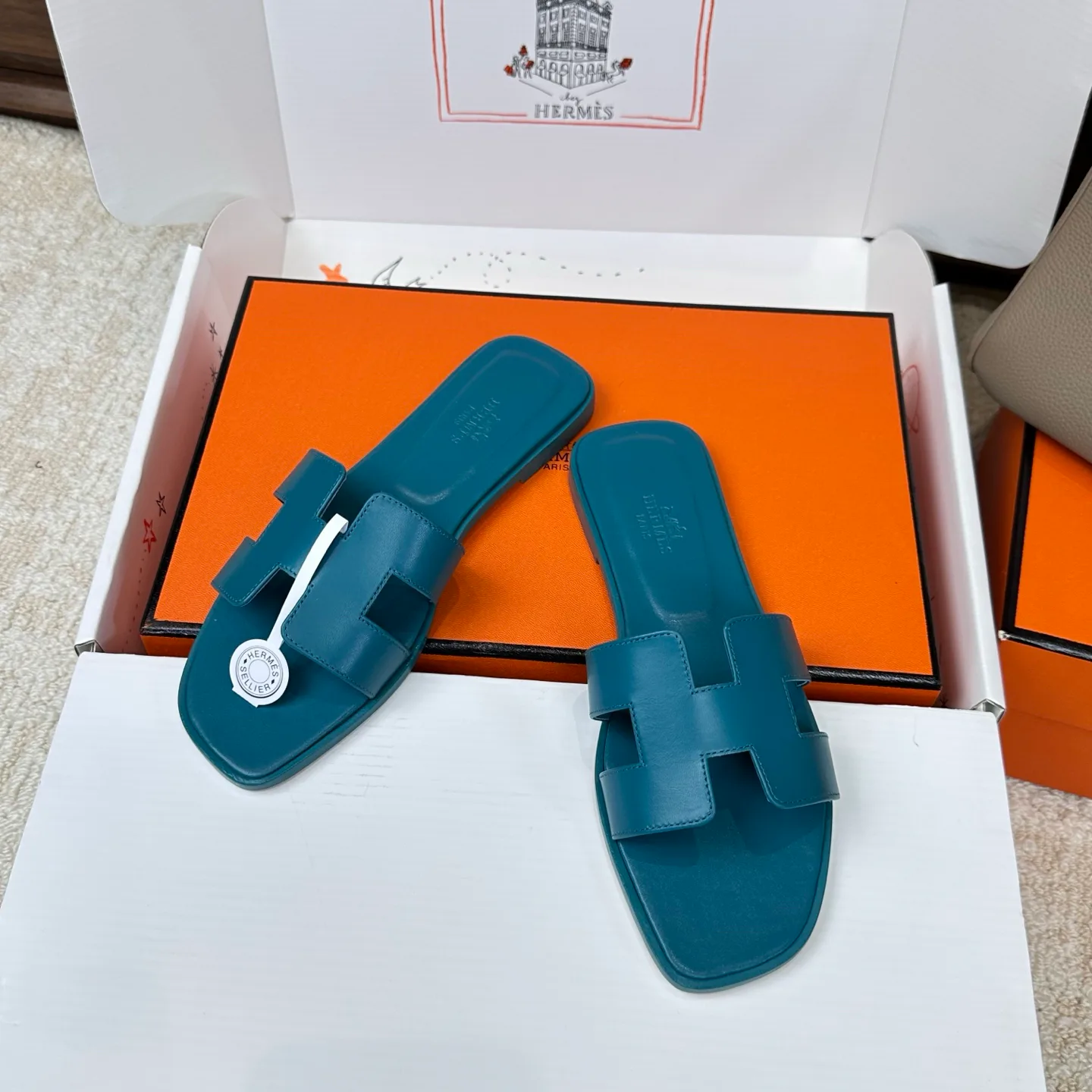 Шлепанцы Женские Hermes 3043252