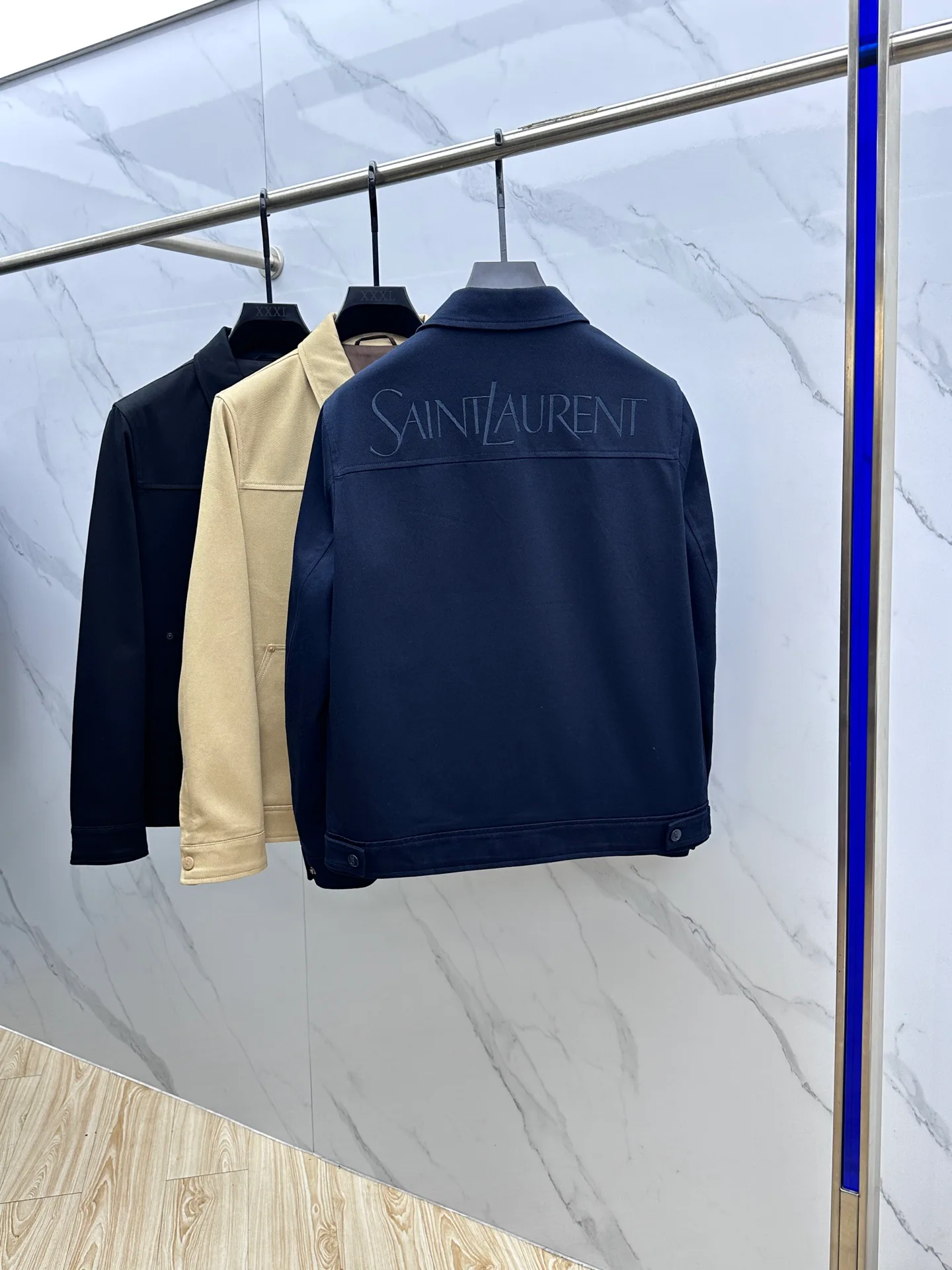 Куртки И Пуховики Мужские Saint Laurent 846066