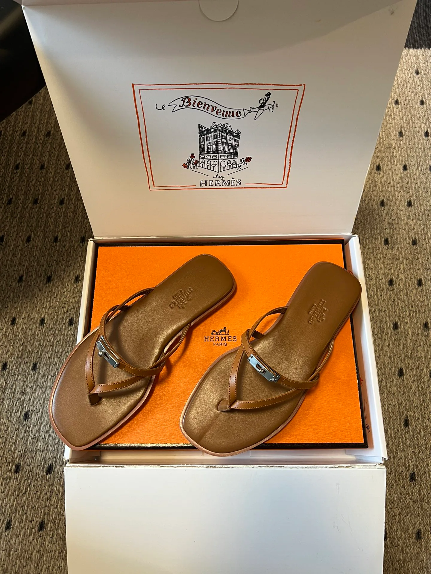 Шлепанцы Женские Hermes 10209518