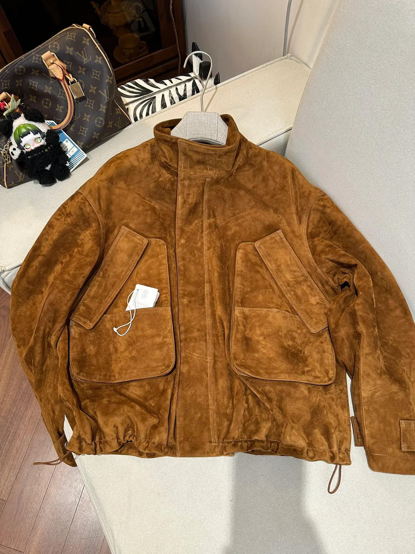 Кожаные Куртки И Дублёнки Женские Brunello Cucinelli 13910610