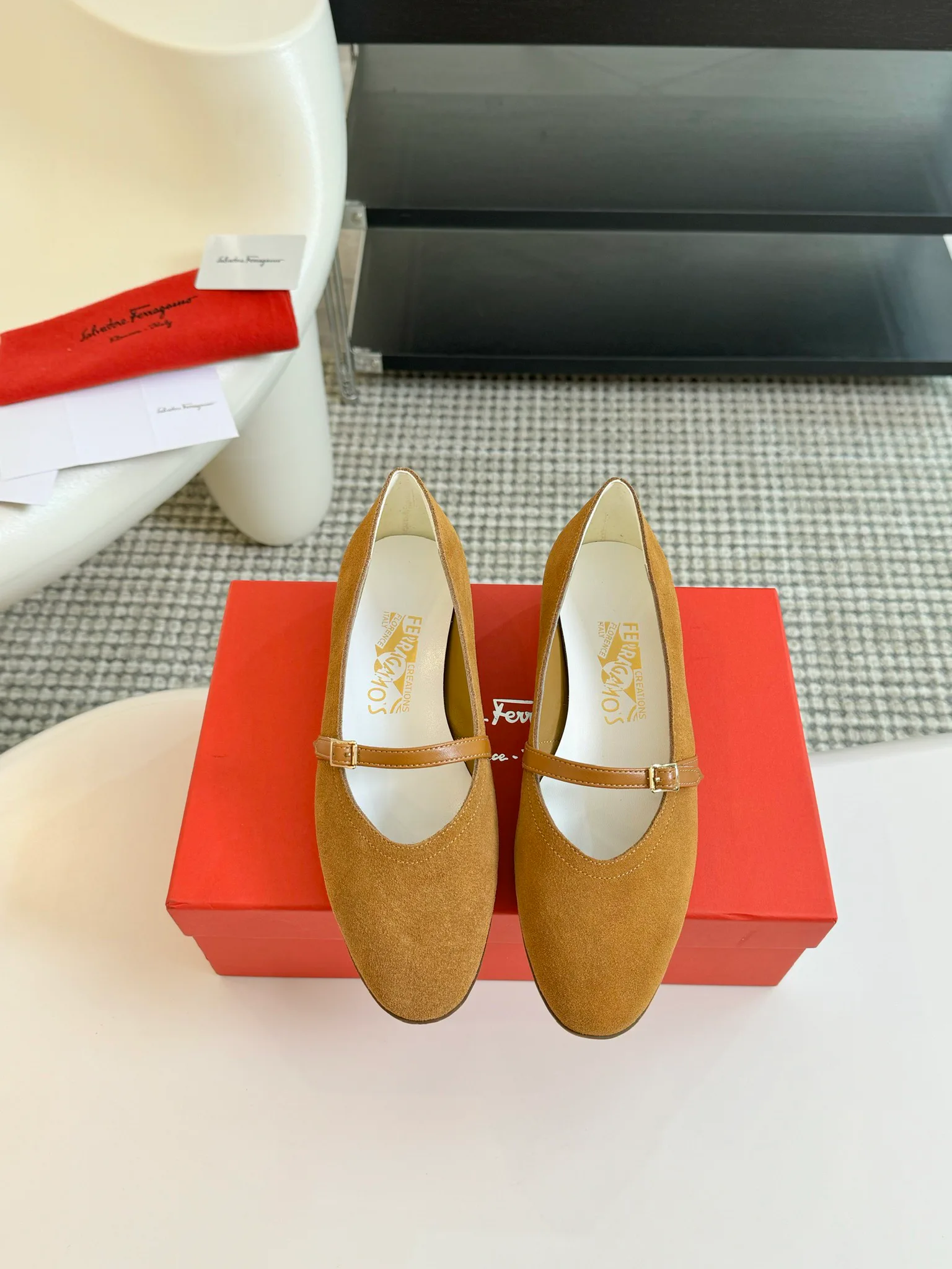 Балетки Женские Salvatore Ferragamo 579294