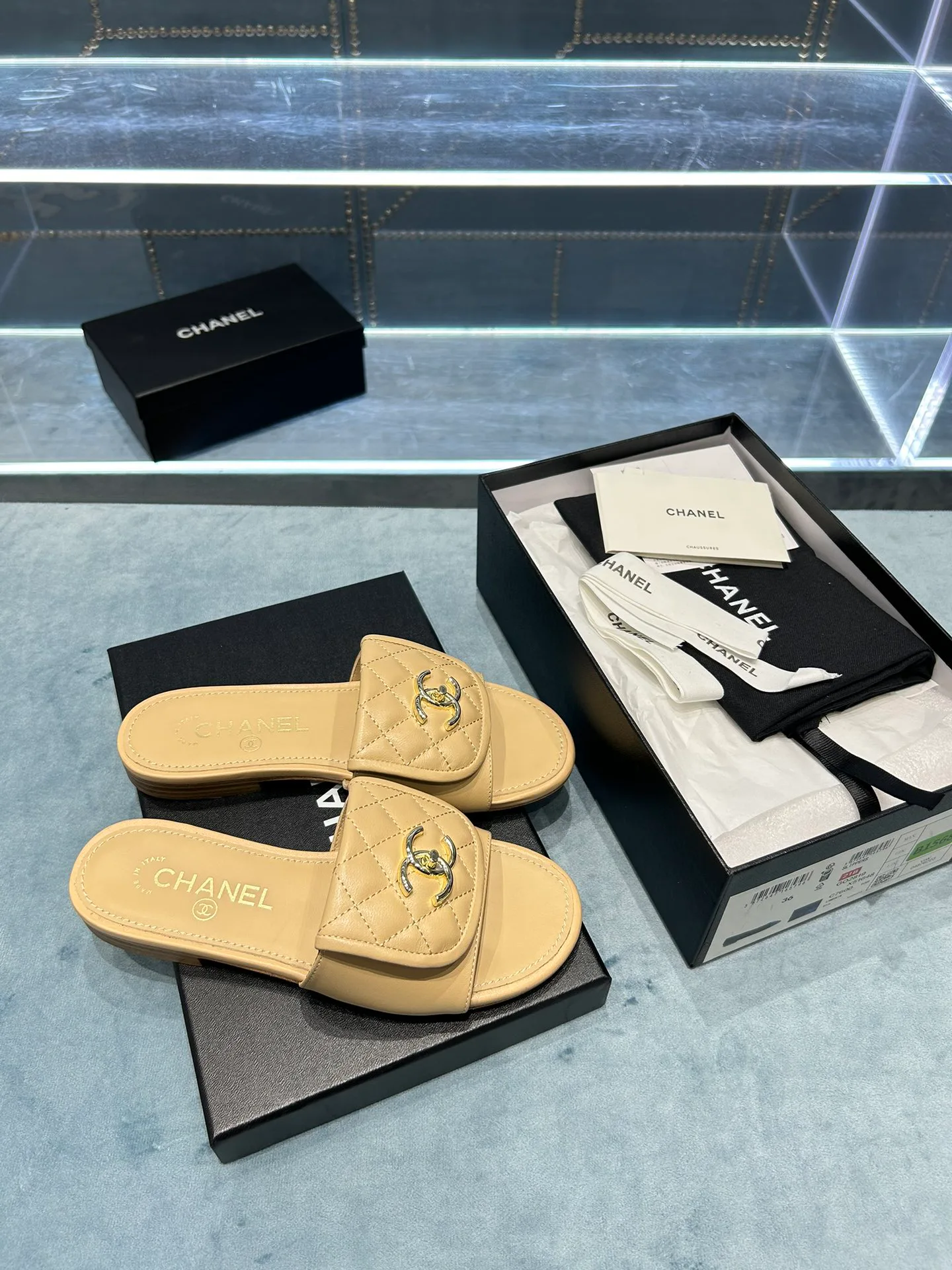 Шлепанцы Женские Chanel 18953
