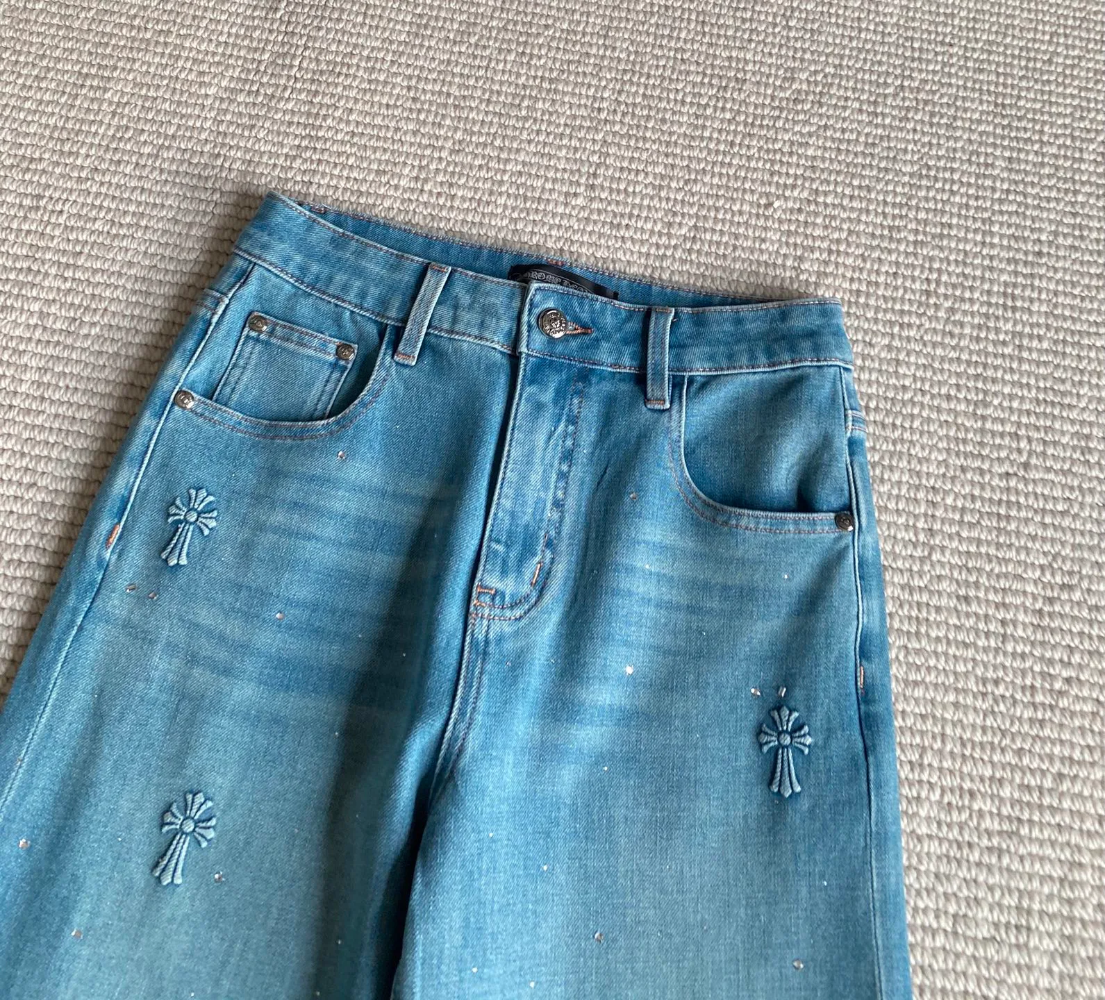 Джинсы Женские Chrome Hearts 9843761