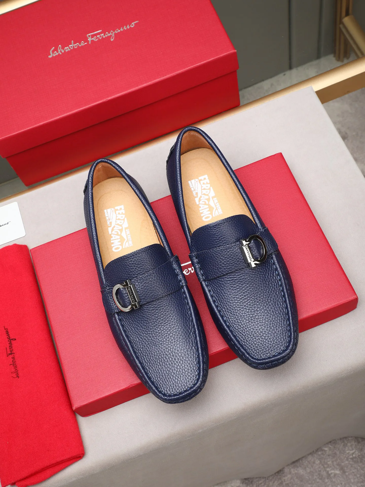 Мокасины Мужские Salvatore Ferragamo 5933246