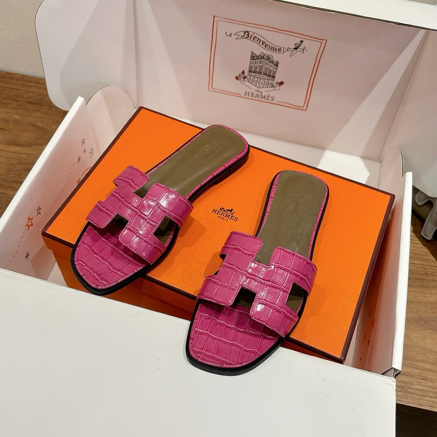 Шлепанцы Женские Hermes 873856