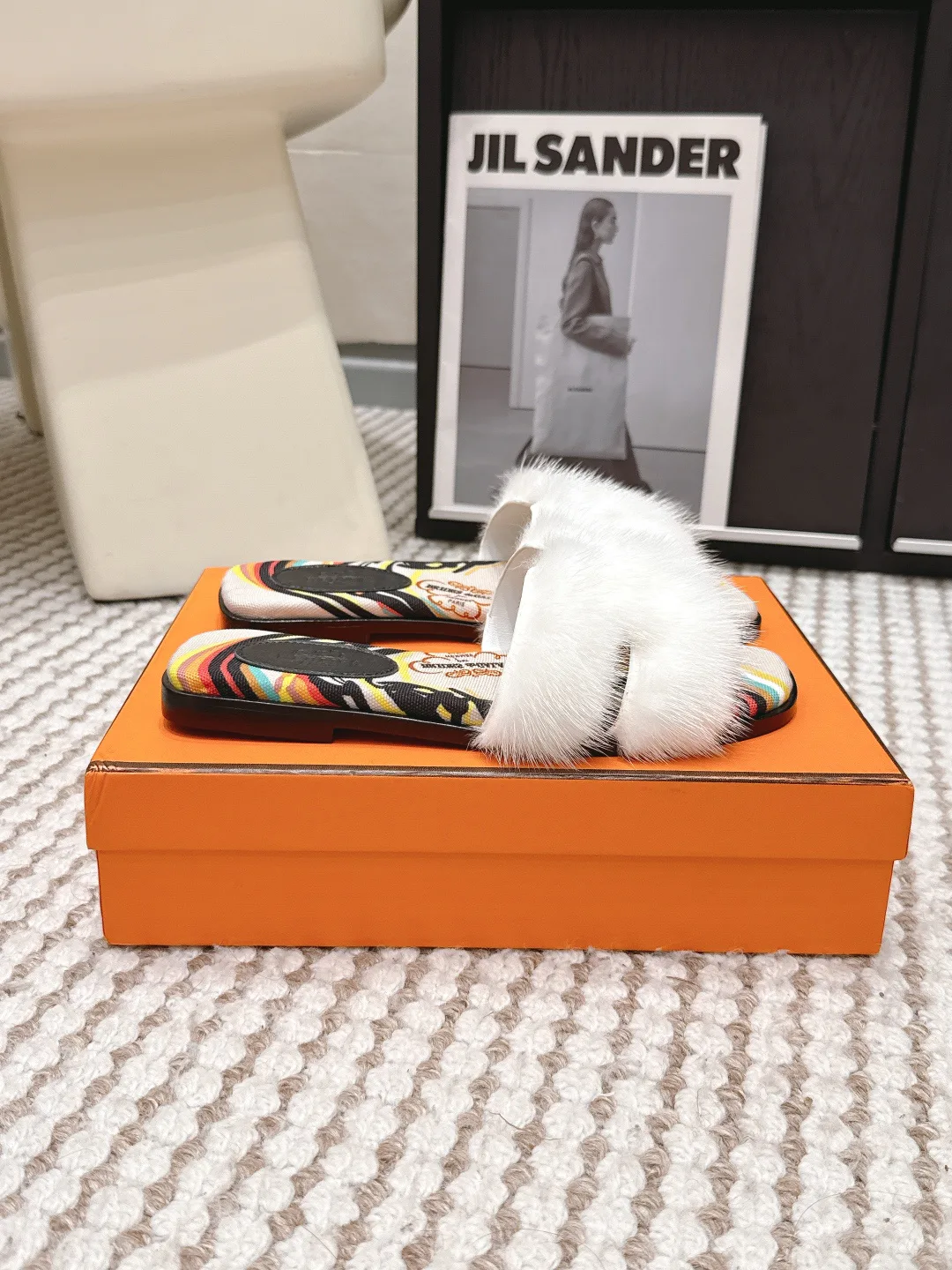 Тапочки Женские Hermes 12859263