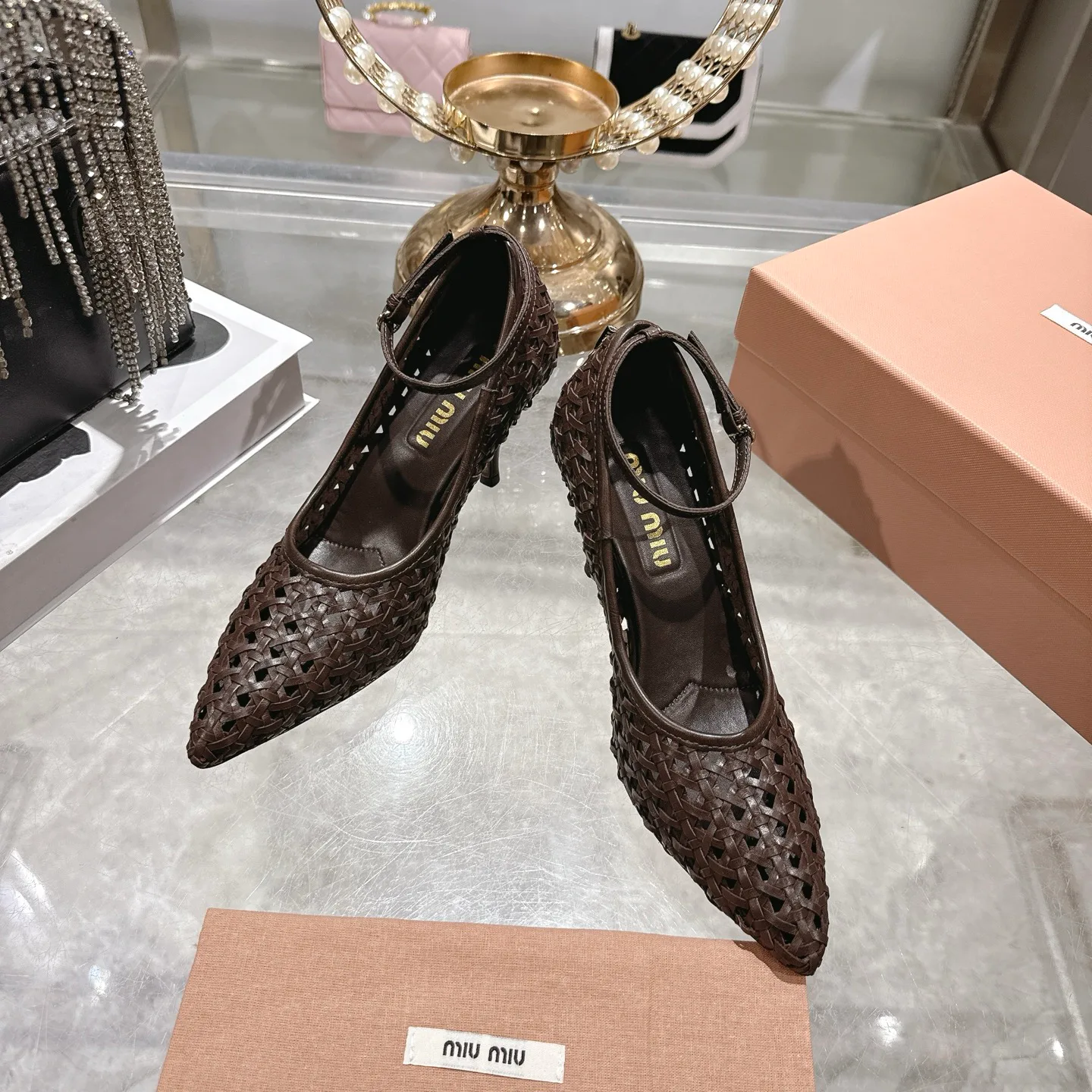 Босоножки Женские Miu Miu 11677167