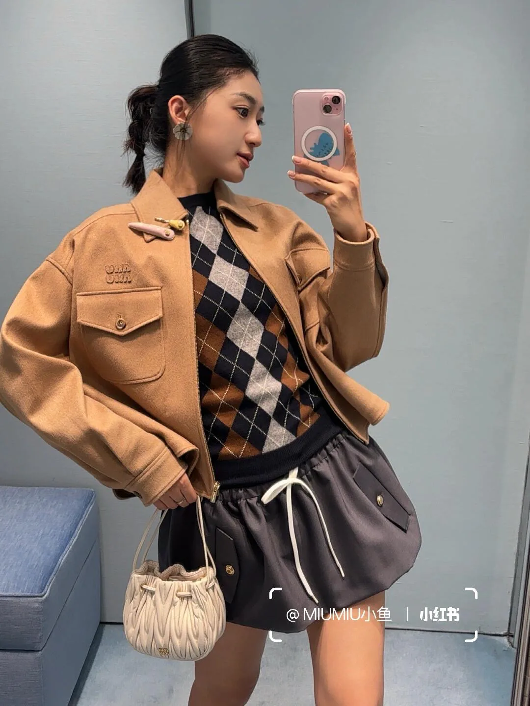 Куртки И Пуховики Женские Miu Miu 142901