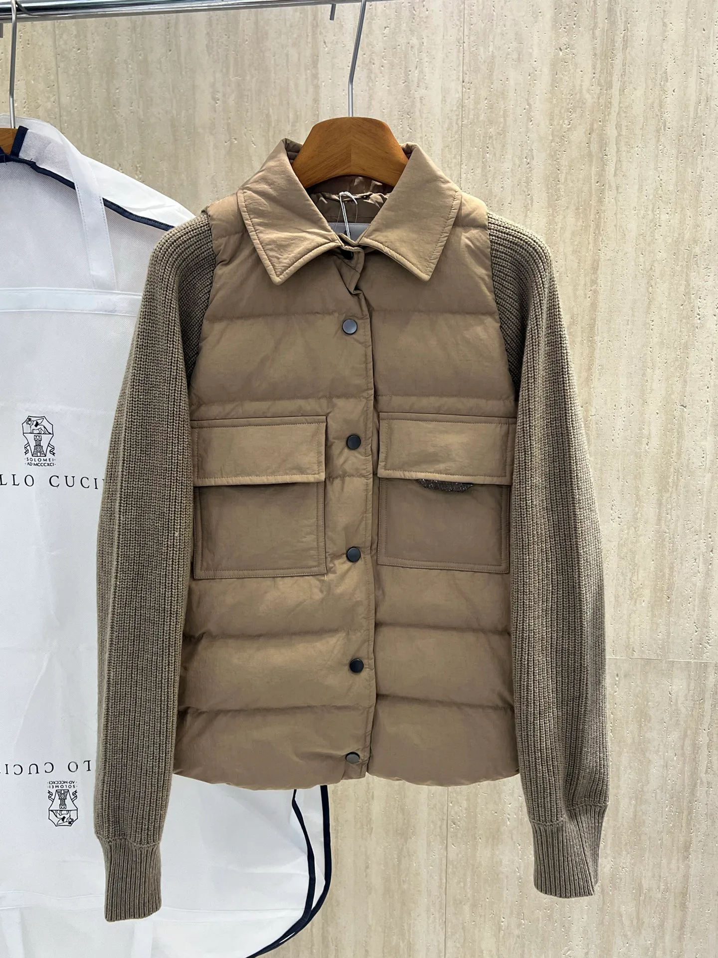Куртки И Пуховики Мужские Brunello Cucinelli 18231741