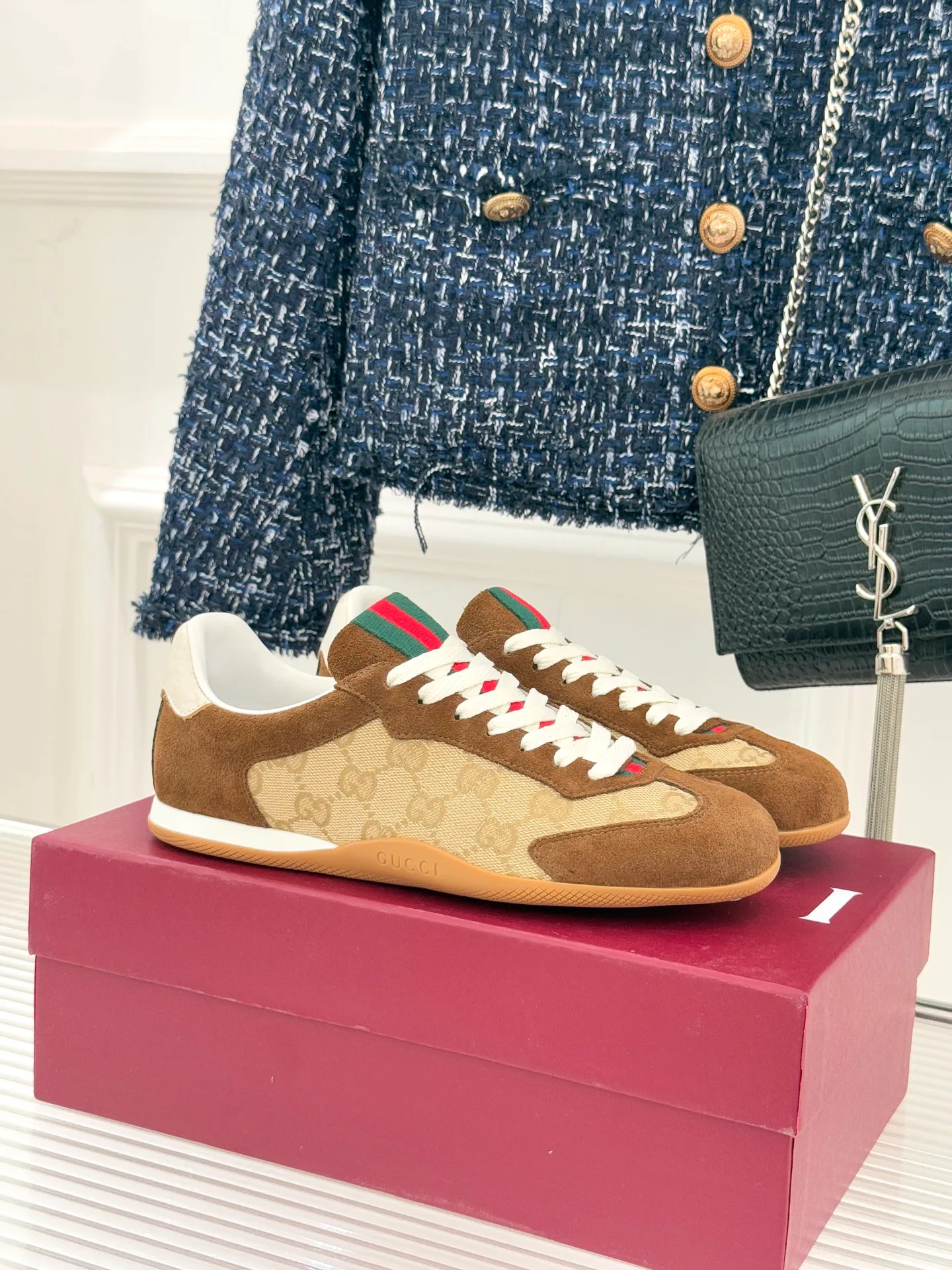 Кеды Мужские Gucci 190858