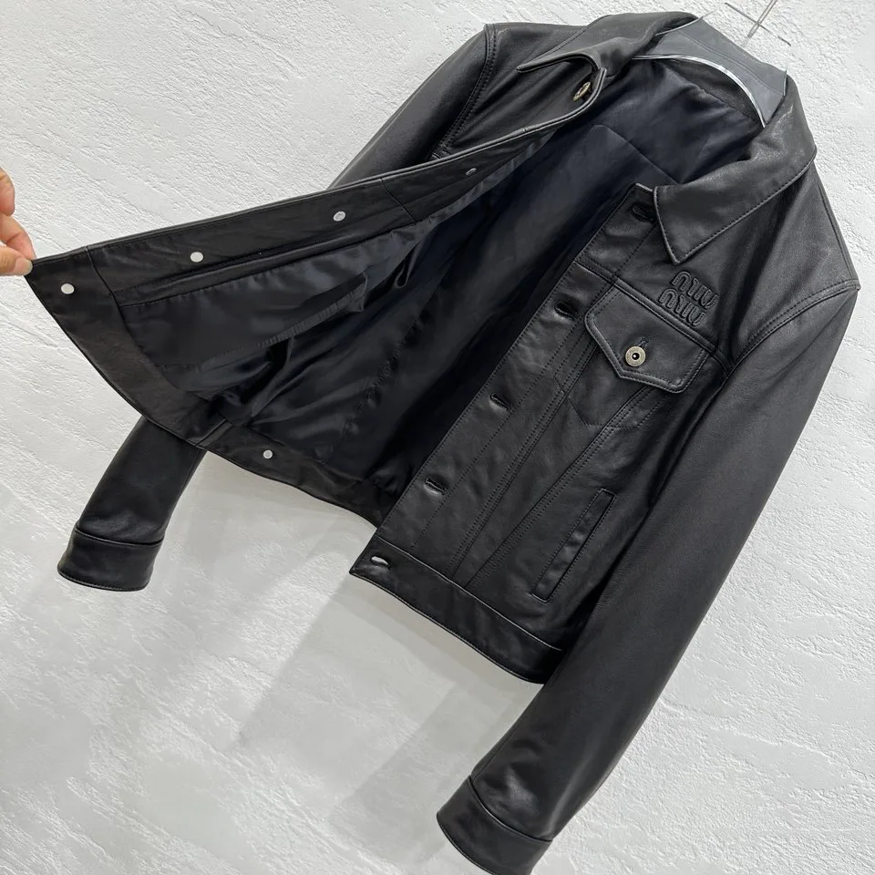 Кожаные Куртки И Дублёнки Женские Miu Miu 11467145