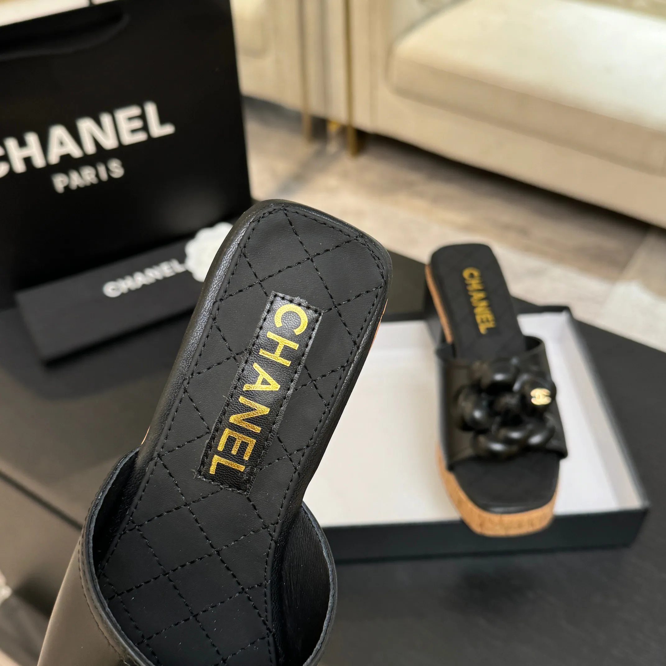 Босоножки Женские Chanel 808324