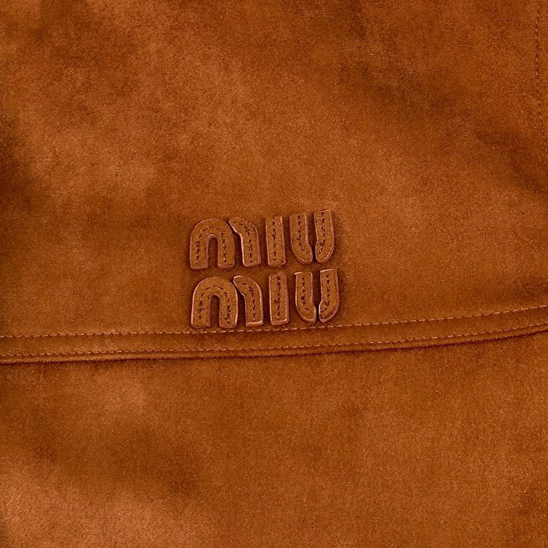 Кожаные Куртки И Дублёнки Женские Miu Miu 4581727