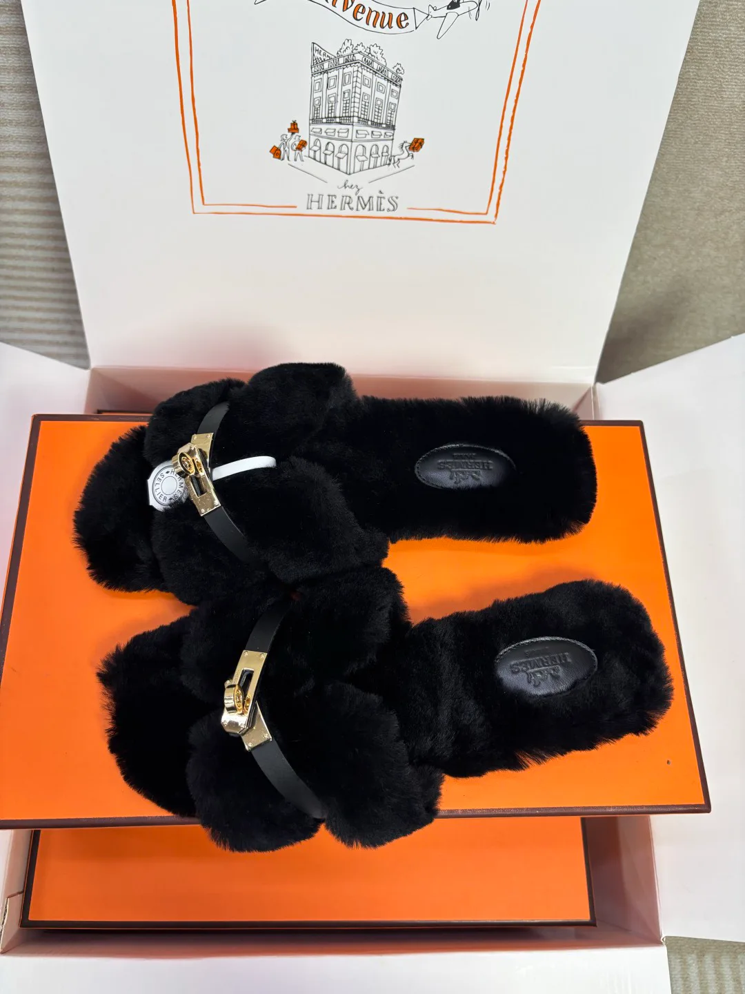 Тапочки Женские Hermes 18720313