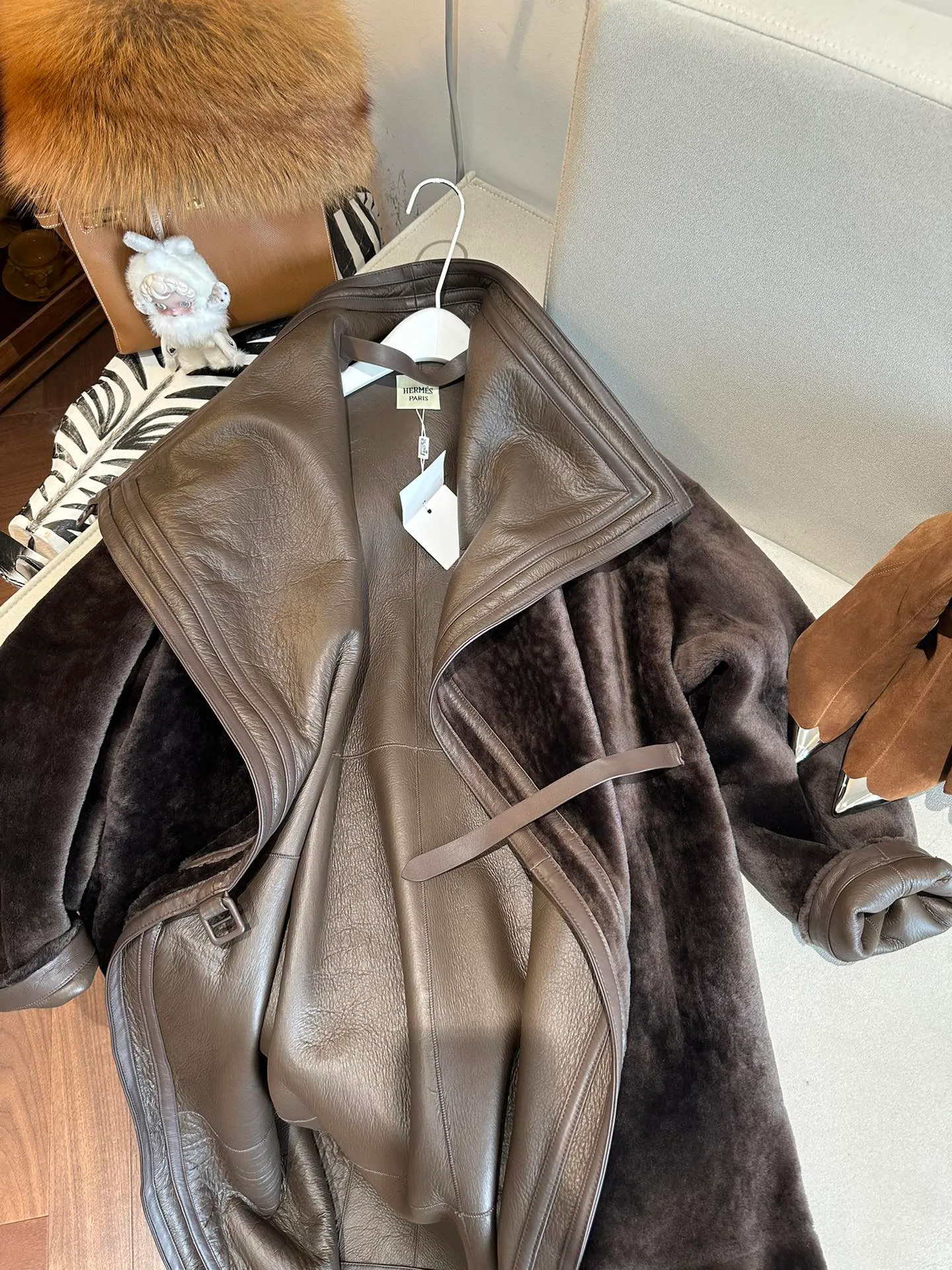 Кожаные Куртки И Дублёнки Женские Hermes 285857