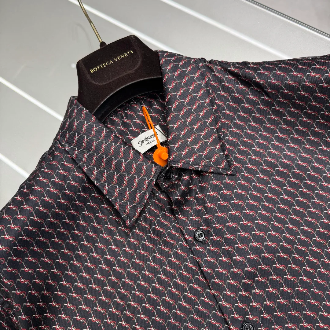 Рубашки Мужские Saint Laurent 18431152