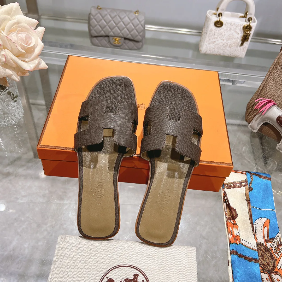 Шлепанцы Женские Hermes 19989